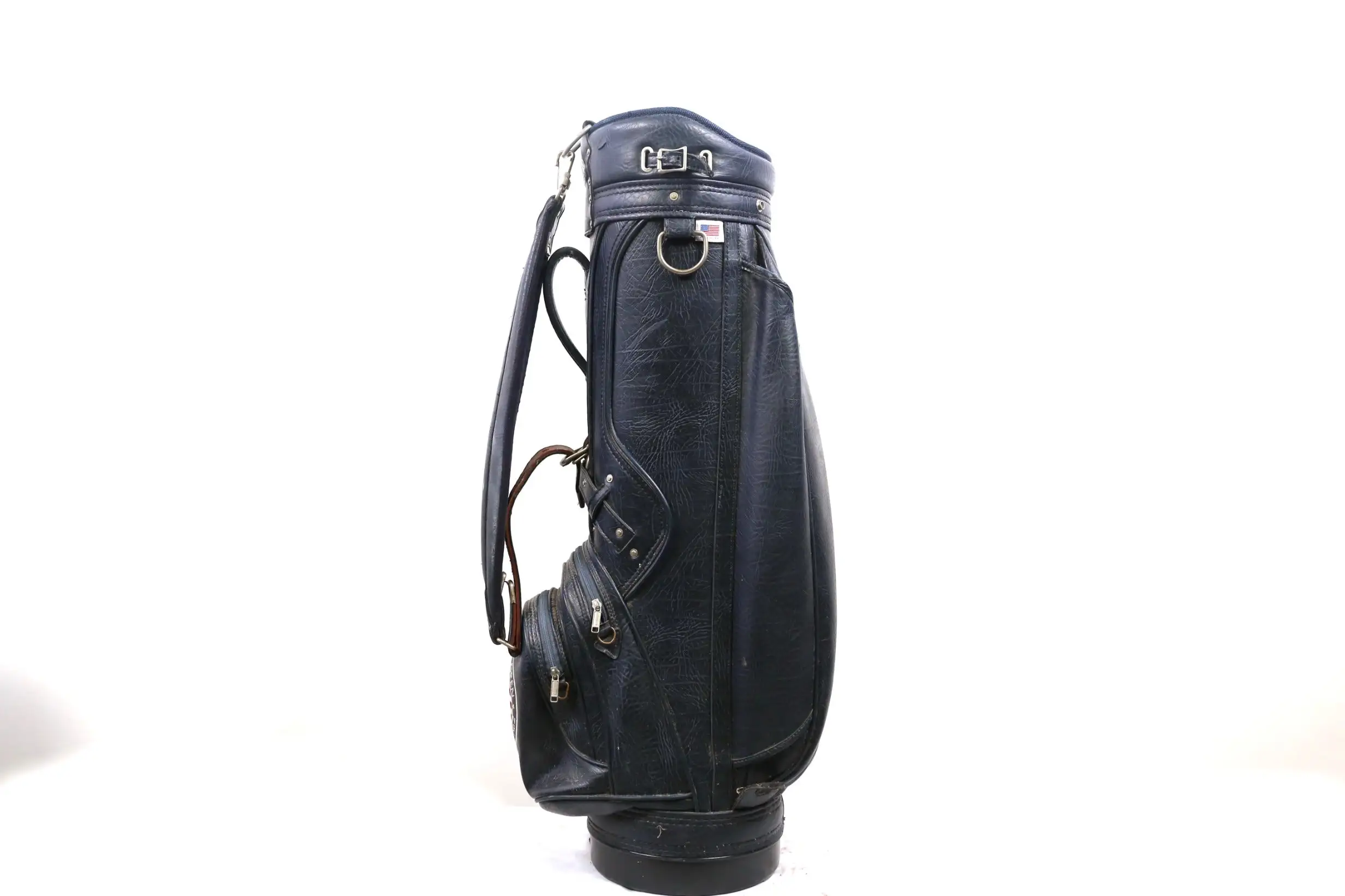Burton Cart Golf Bag 6 Dividers 4 Pockets Shoulder Strap 6 Burton Cart Golf Bag 6 Dividers 4 Pockets Shoulder Strap - Image 4