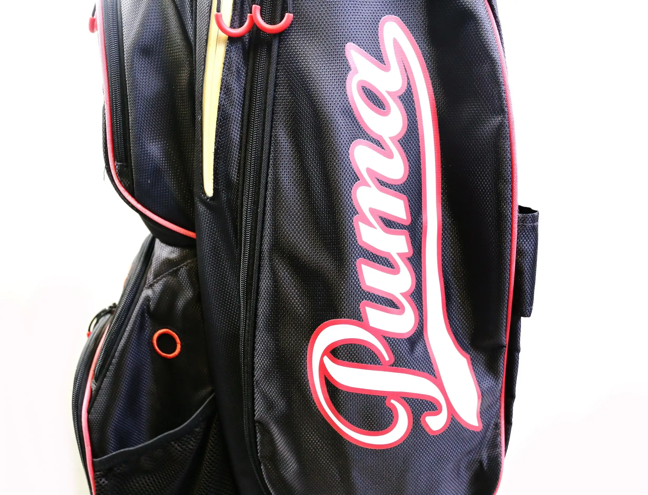 Puma Black/Red Stand Golf Bag 14 Dividers 7 Pockets Shoulder Strap 10 Puma Black/Red Stand Golf Bag 14 Dividers 7 Pockets Shoulder Strap - Image 8