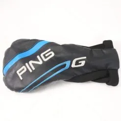 Ping G Driver Headcover Only Black Faux Leather Very Good Condition