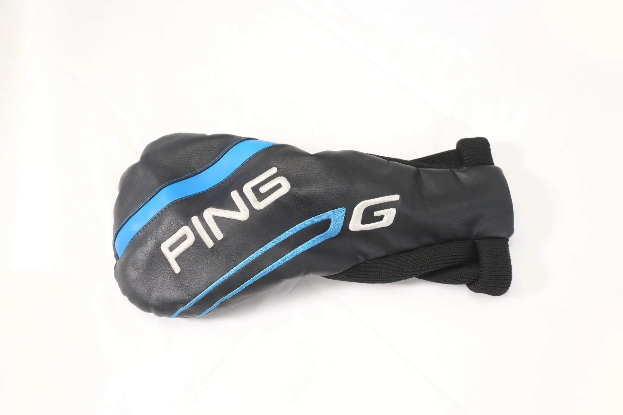 Ping G Driver Headcover Only Black Faux Leather Very Good Condition 3 Ping G Driver Headcover Only Black Faux Leather Very Good Condition