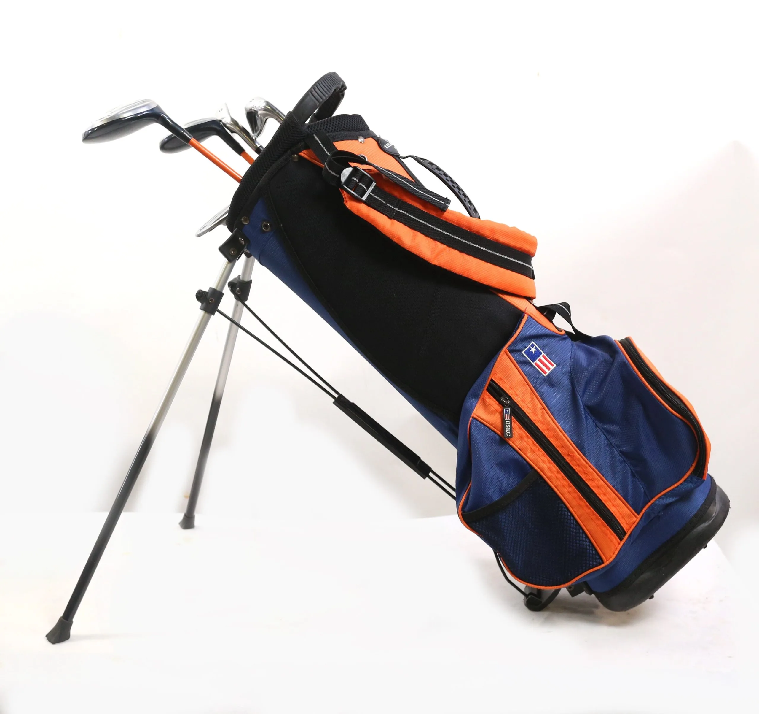 US Kids USKG WT-20 3W/D, 4H, 6, 8, Putter RH Kids Club Set W/ Bag 3 US Kids USKG WT-20 3W/D, 4H, 6, 8, Putter RH Kids Club Set W/ Bag