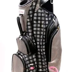 Sun Mountain Diva Plaid Cart Bag 15-Dividers 8-Pockets Shoulder Strap