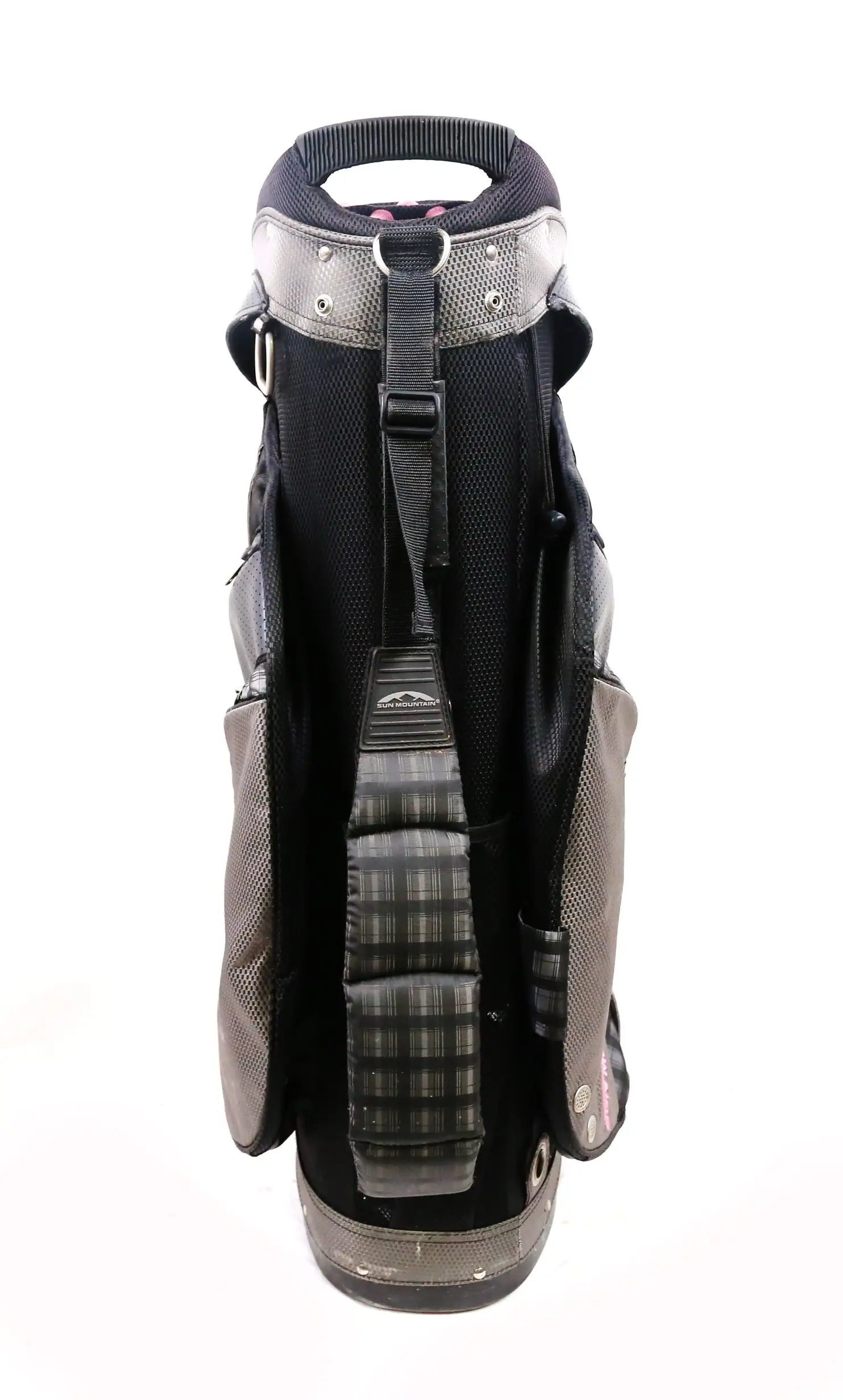 Sun Mountain Diva Plaid Cart Bag 15-Dividers 8-Pockets Shoulder Strap 6 Sun Mountain Diva Plaid Cart Bag 15-Dividers 8-Pockets Shoulder Strap - Image 4