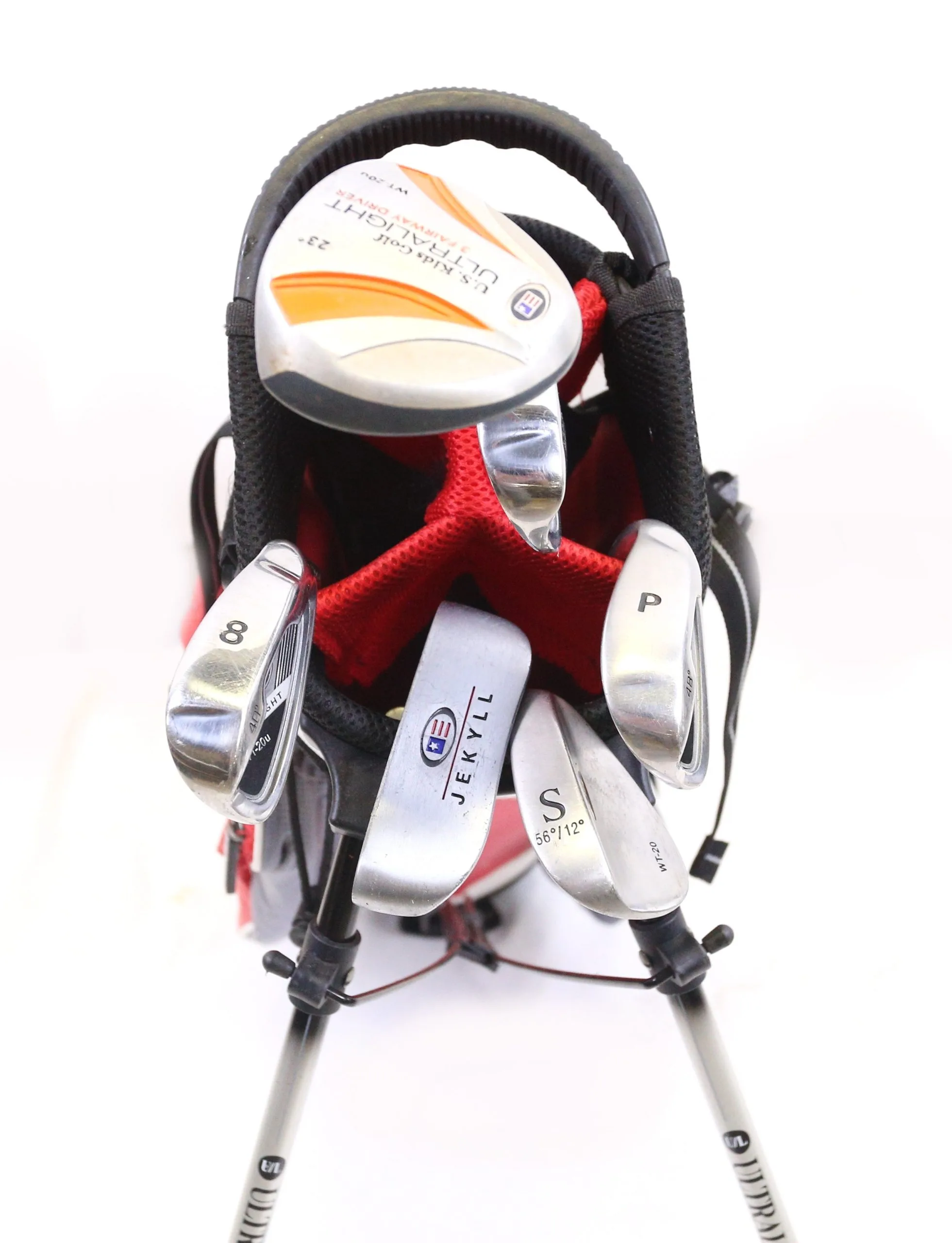 USKG WT-20u 3W, 6, 8, PW, SW, Putter Kids Set RH 46 In Height Youth Flex 7 USKG WT-20u 3W, 6, 8, PW, SW, Putter Kids Set RH 46 In Height Youth Flex - Image 5