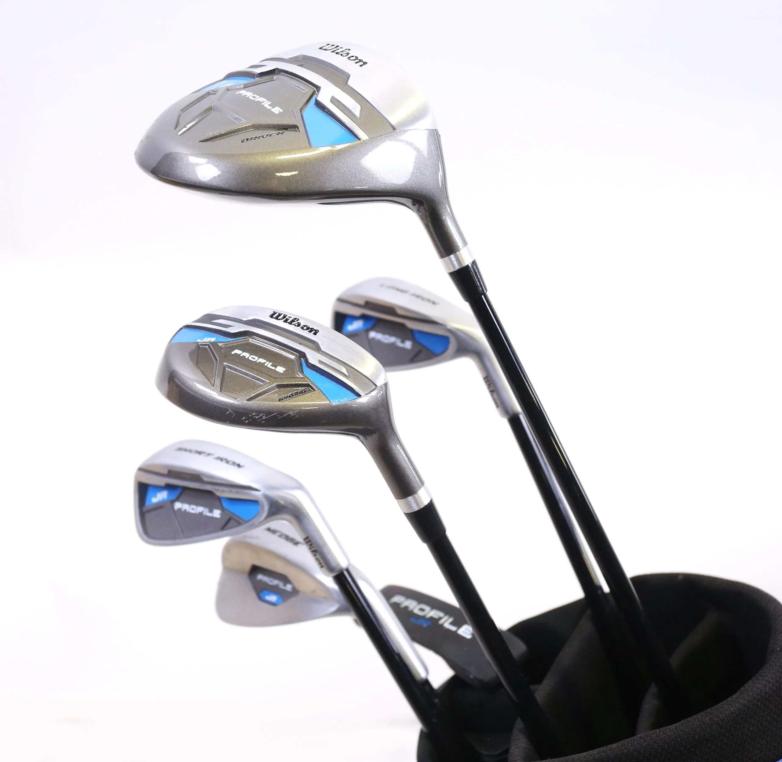 WIlson Profile Jr. Driver, Hybrid, 7, 9, SW, Putter Kids Set RH 57 In Height 4 WIlson Profile Jr. Driver, Hybrid, 7, 9, SW, Putter Kids Set RH 57 In Height - Image 2