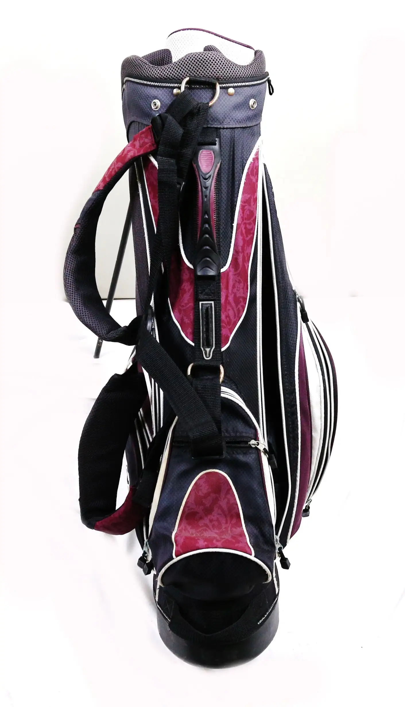 MaxFli Black Max Stand Bag 7-Dividers 8-Pockets Shoulder Strap Rain Cover 5 MaxFli Black Max Stand Bag 7-Dividers 8-Pockets Shoulder Strap Rain Cover - Image 3