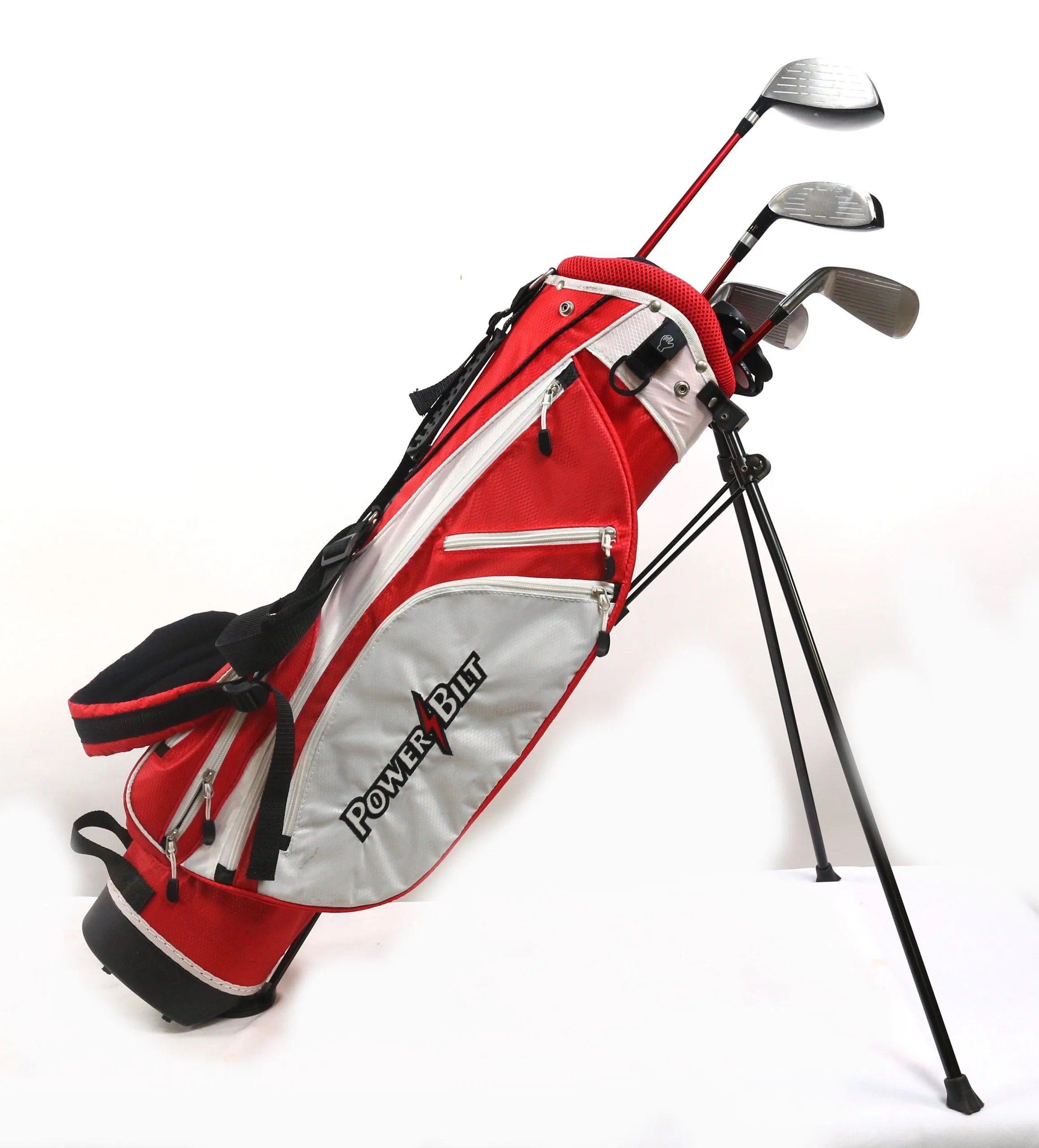 Powerbilt Power Bilt 1W, 5H, 7 Iron, W, Putter RH Kids Set W/ Bag Junior Flex 4 Powerbilt Power Bilt 1W, 5H, 7 Iron, W, Putter RH Kids Set W/ Bag Junior Flex - Image 2