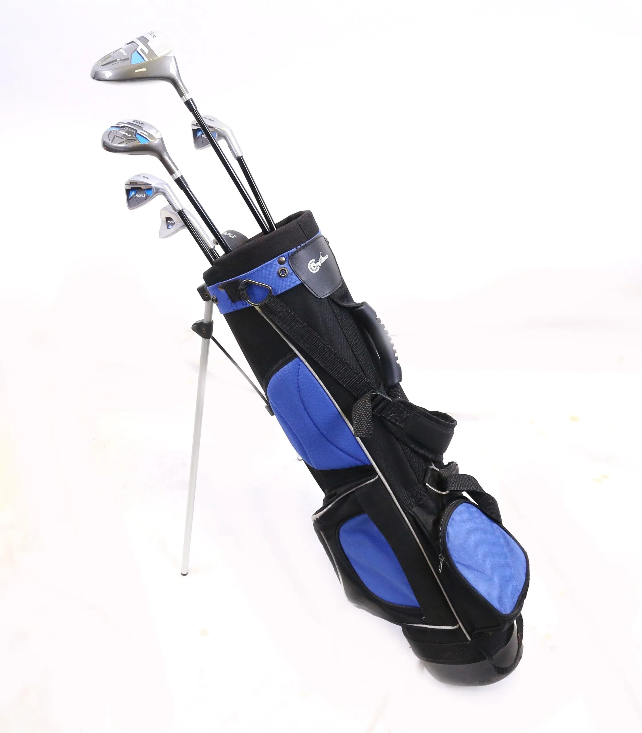 WIlson Profile Jr. Driver, Hybrid, 7, 9, SW, Putter Kids Set RH 57 In Height 3 WIlson Profile Jr. Driver, Hybrid, 7, 9, SW, Putter Kids Set RH 57 In Height