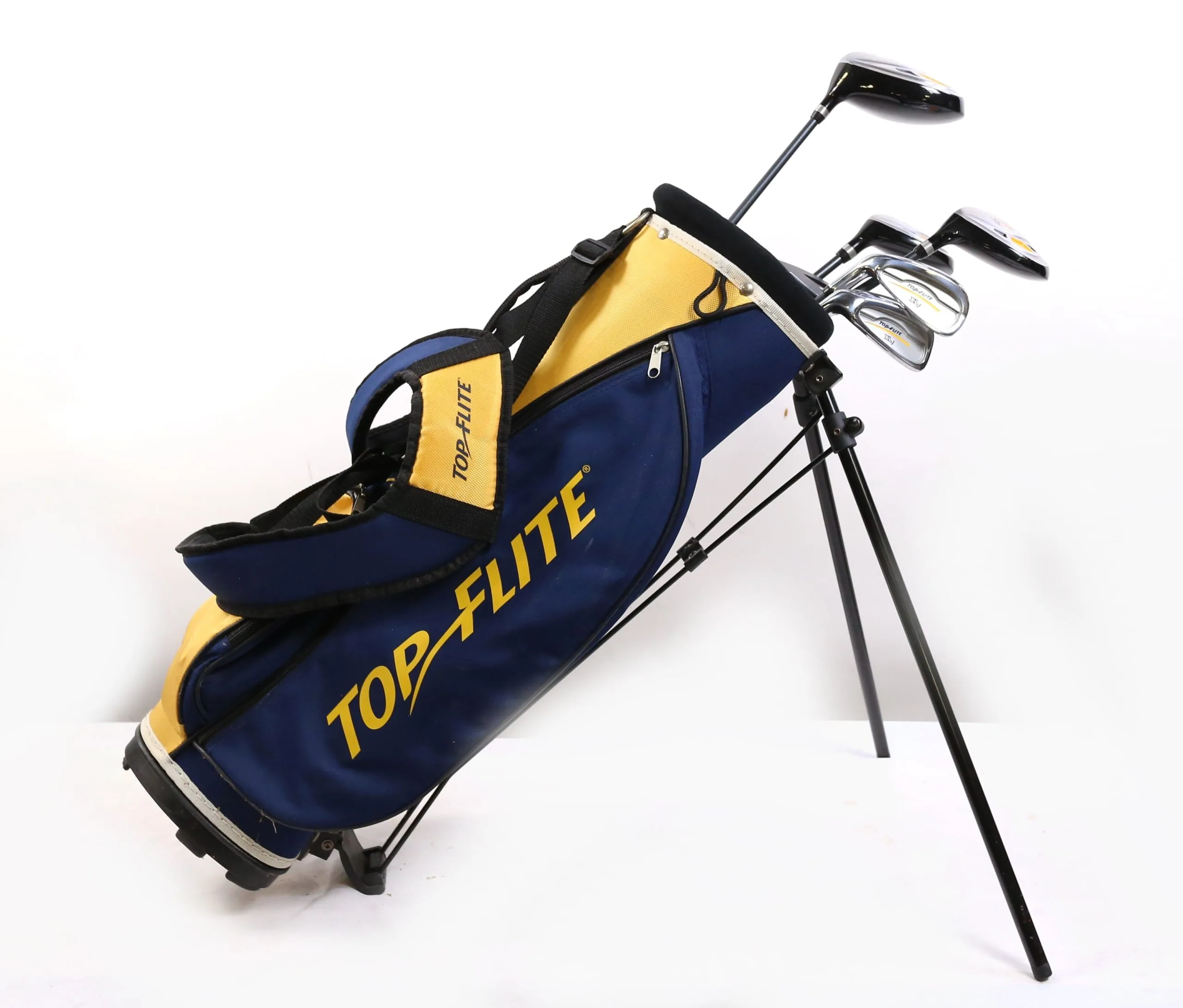 Top Flite XLj 1W, 5W, 5H, 7, SW, Putter LEFTY Kids Club Set W/ Bag 4 Top Flite XLj 1W, 5W, 5H, 7, SW, Putter LEFTY Kids Club Set W/ Bag - Image 2