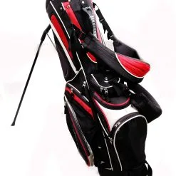 Orlimar Black/Red Stand Golf Bag 7 Dividers 9 Pockets Shoulder Strap 12 Orlimar Black/Red Stand Golf Bag 7 Dividers 9 Pockets Shoulder Strap -GOLF BAGS Sales 1e56cb20 fbb6 5a00 9c2f e4b6a0759342