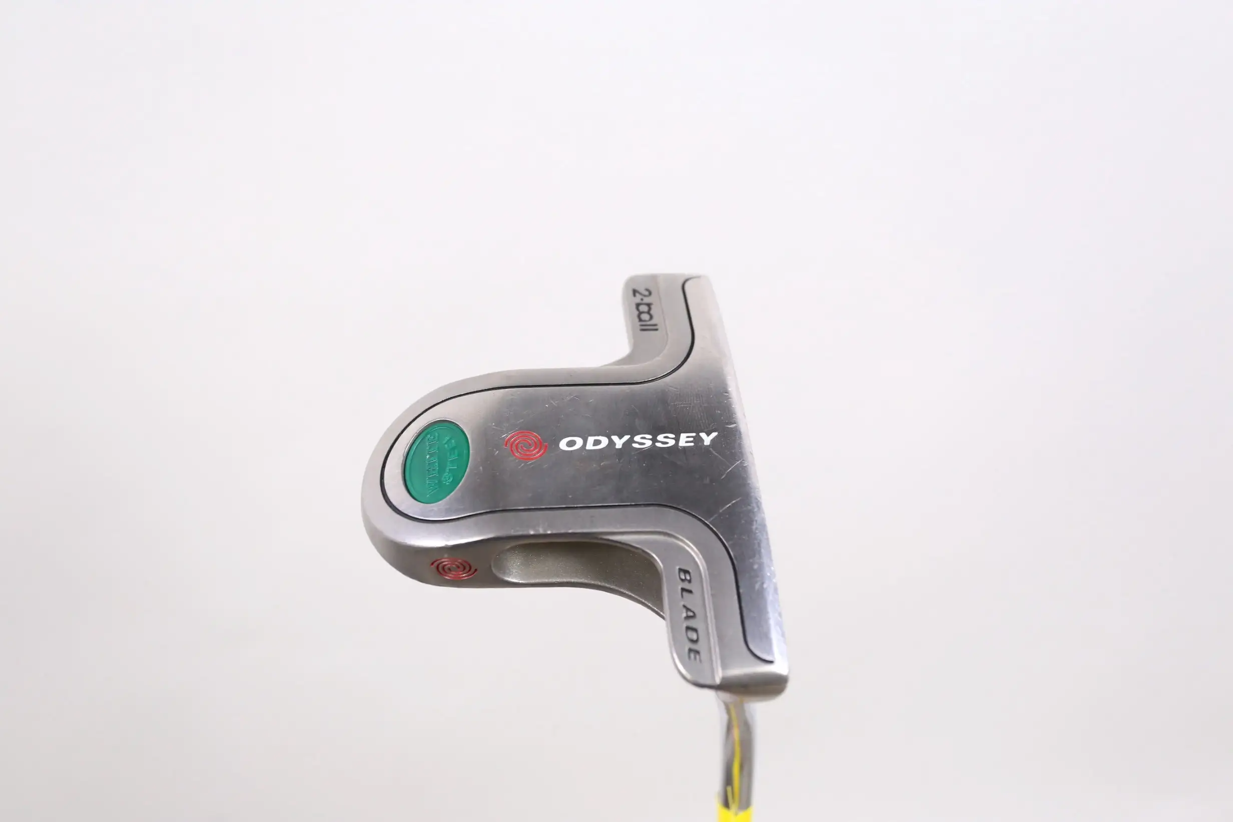 Odyssey White Steel 2-Ball Blade Putter RH 34 In Odyssey Steel Shaft 3 Odyssey White Steel 2-Ball Blade Putter RH 34 In Odyssey Steel Shaft