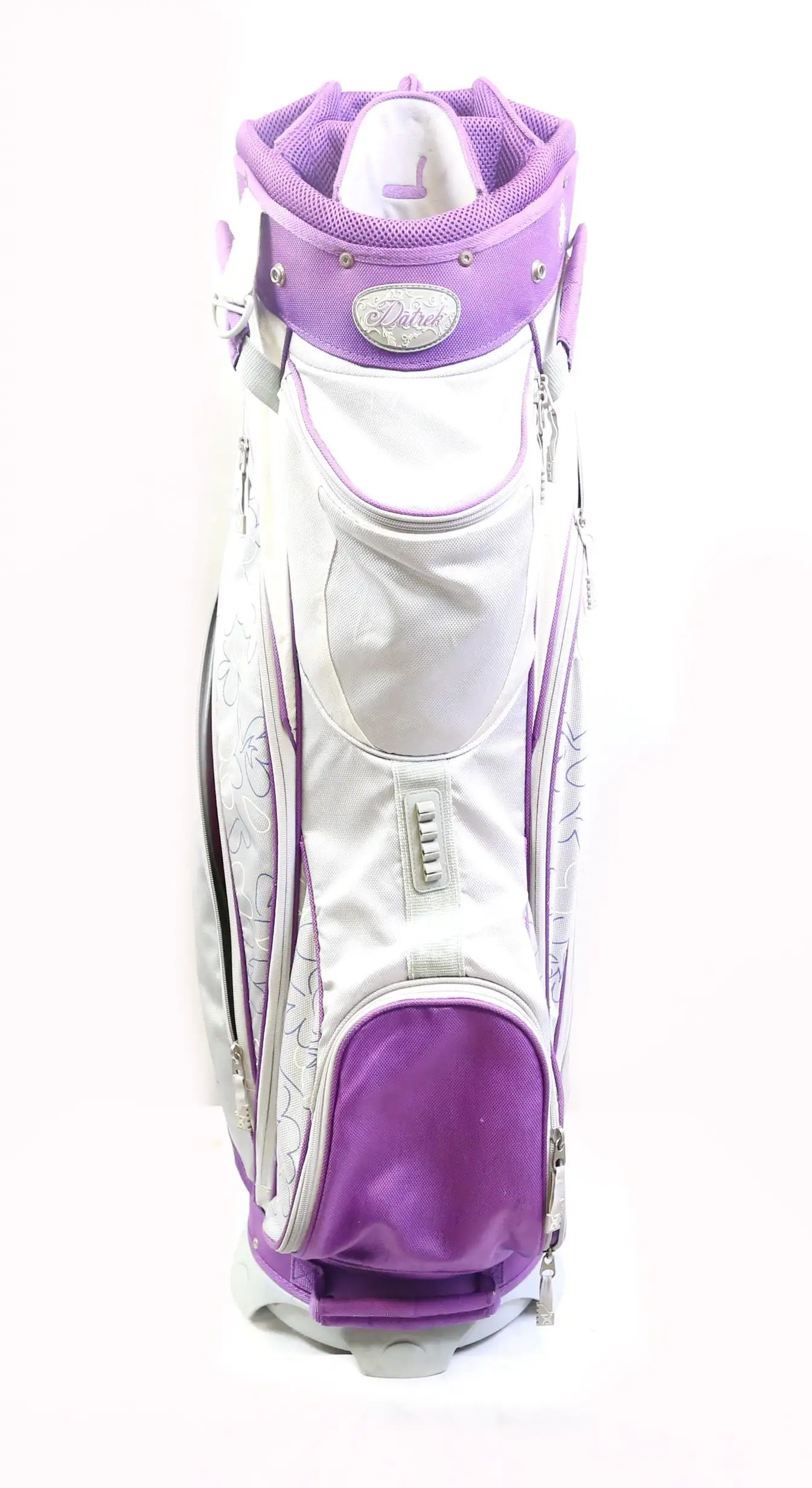 Datrek IDS 14 Dividers 6 Pockets Purple/Silver Ladies Cart Golf Bag 4 Datrek IDS 14 Dividers 6 Pockets Purple/Silver Ladies Cart Golf Bag - Image 2