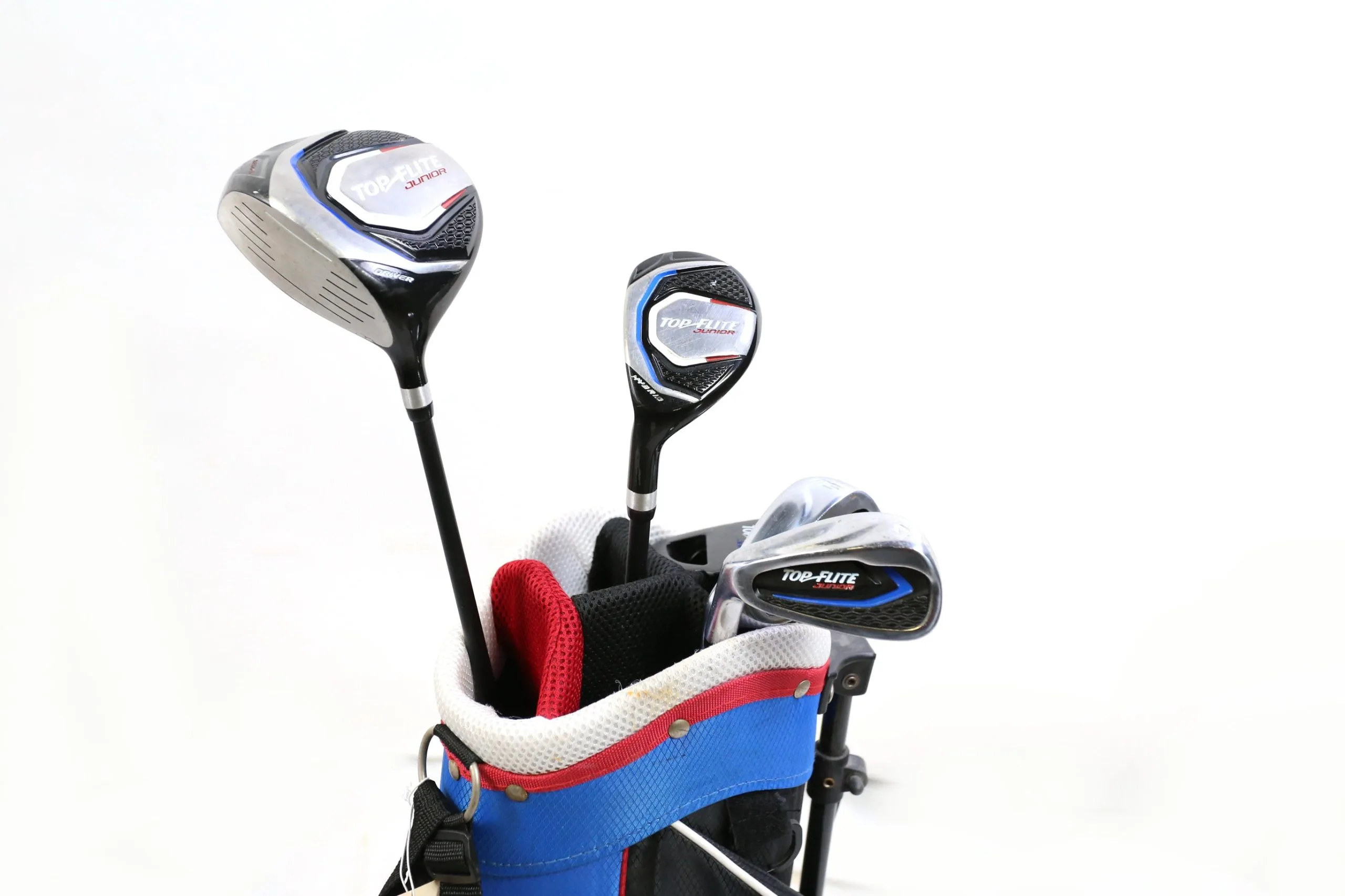 Top Flite Junior Driver, Hybrid, 7, SW, Putter Kids Golf Set LEFTY 45'' Graphite 7 Top Flite Junior Driver, Hybrid, 7, SW, Putter Kids Golf Set LEFTY 45'' Graphite - Image 5