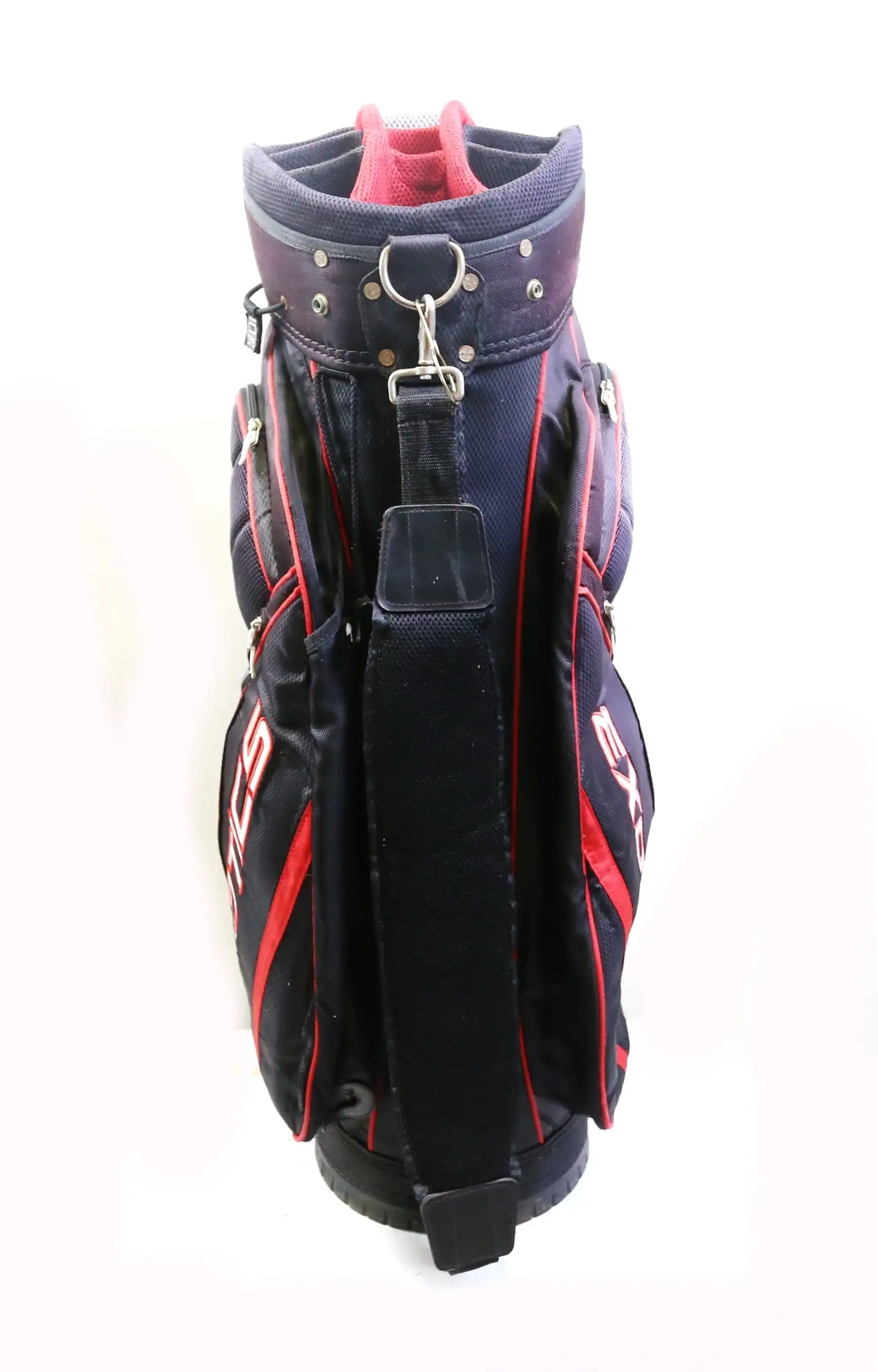 Tour Edge Exotics Black/Red Cart Golf Bag 14 Dividers 11 Pockets Shoulder Strap 6 Tour Edge Exotics Black/Red Cart Golf Bag 14 Dividers 11 Pockets Shoulder Strap - Image 4