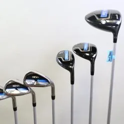 Callaway REVA Driver, 5w, 5H, 7, 9, SW Club Set RH Graphite Ladies Flex
