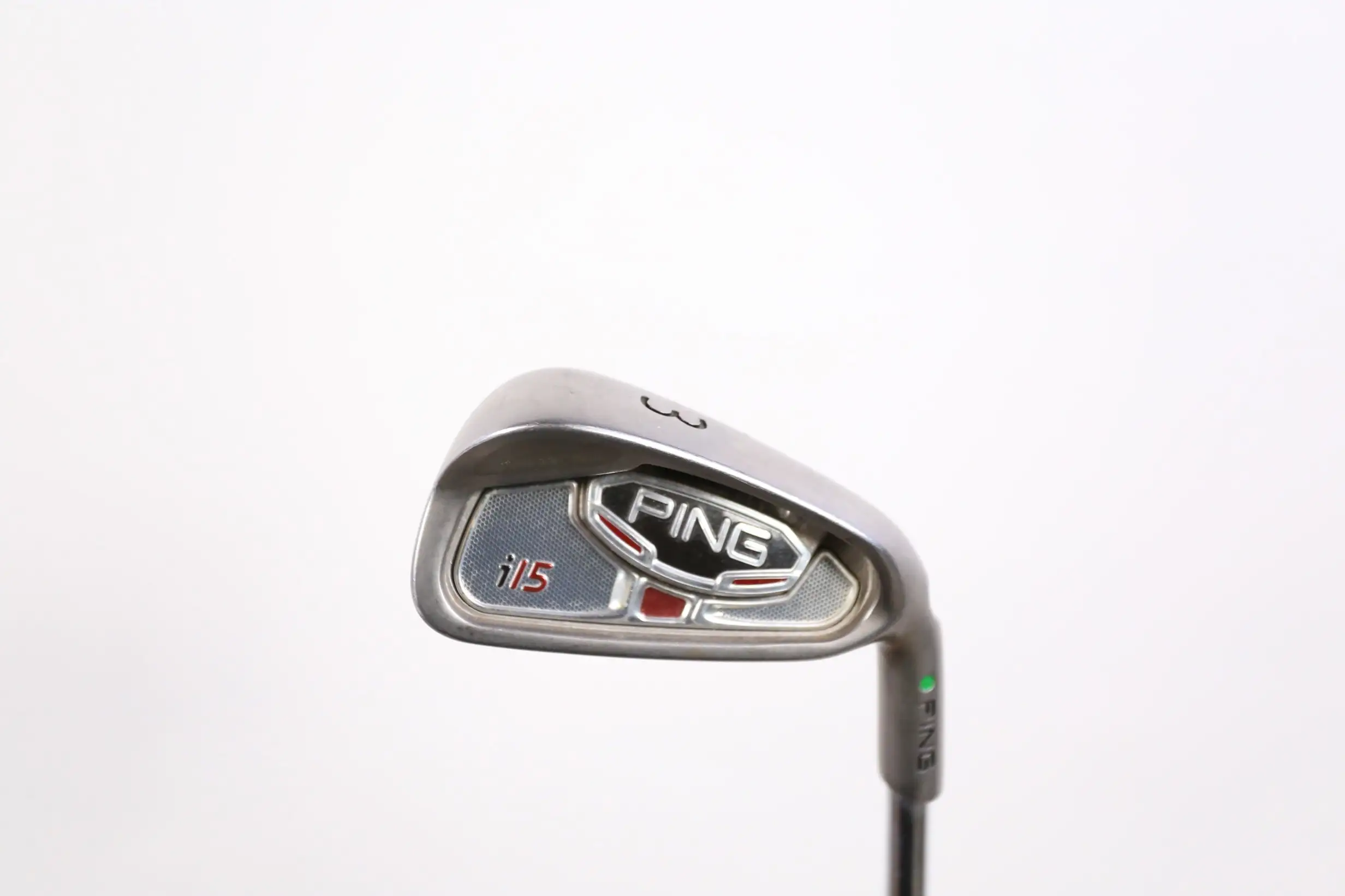 Ping I15 Green Dot Single 3 Iron 21* RH 38.5 In Ping Steel Shaft Stiff Flex 3 Ping I15 Green Dot Single 3 Iron 21* RH 38.5 In Ping Steel Shaft Stiff Flex