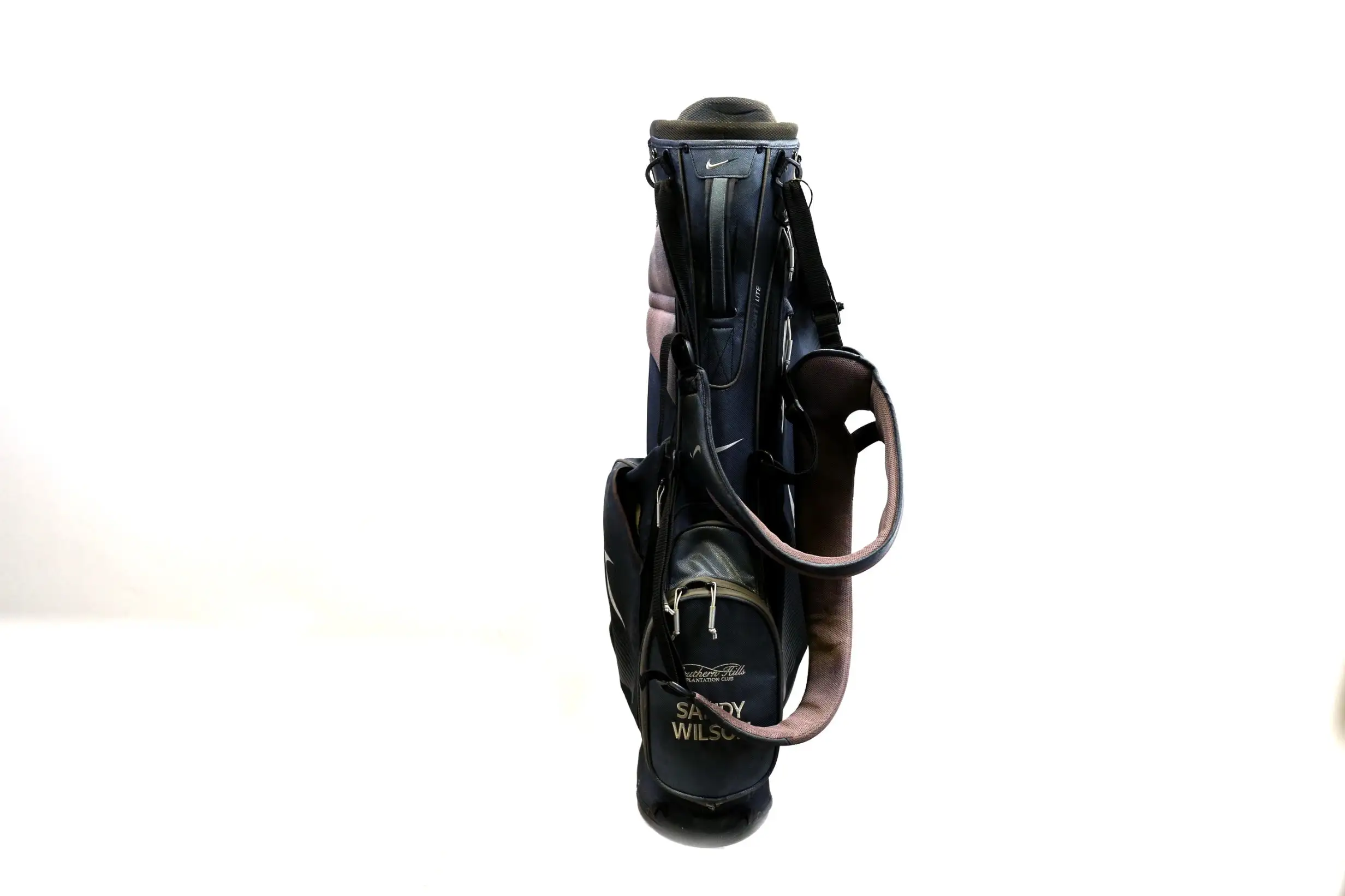 Nike Stand Golf Bag 5 Dividers 5 Pockets Shoulder Strap Rain Cover 3 Nike Stand Golf Bag 5 Dividers 5 Pockets Shoulder Strap Rain Cover