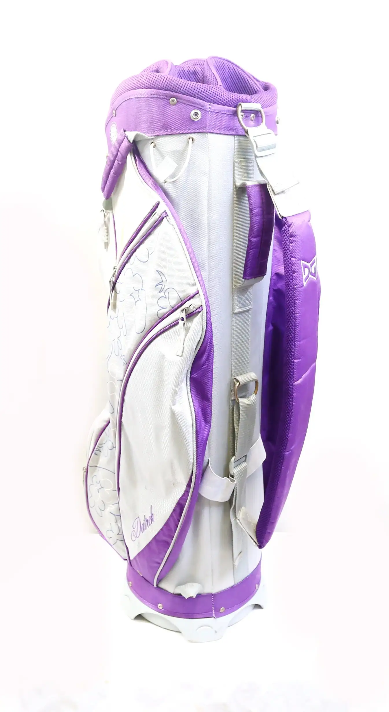 Datrek IDS 14 Dividers 6 Pockets Purple/Silver Ladies Cart Golf Bag 8 Datrek IDS 14 Dividers 6 Pockets Purple/Silver Ladies Cart Golf Bag - Image 6