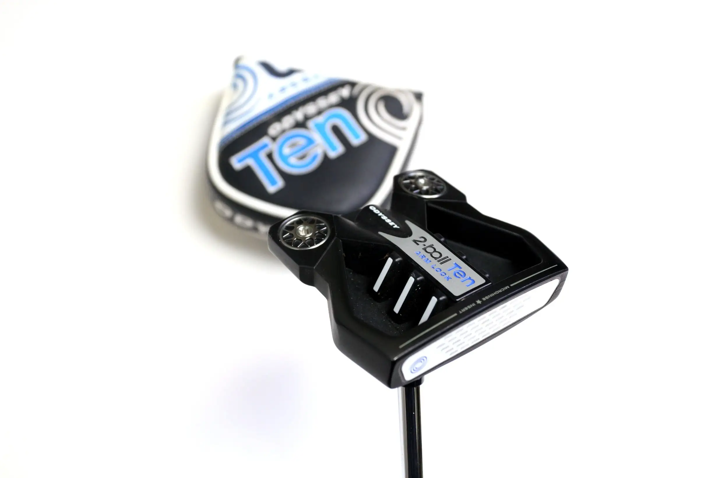Odyssey Ten 2-Ball Arm Lock Putter RH 42 In Steel Shaft Odyssey Armlock Grip 3 Odyssey Ten 2-Ball Arm Lock Putter RH 42 In Steel Shaft Odyssey Armlock Grip