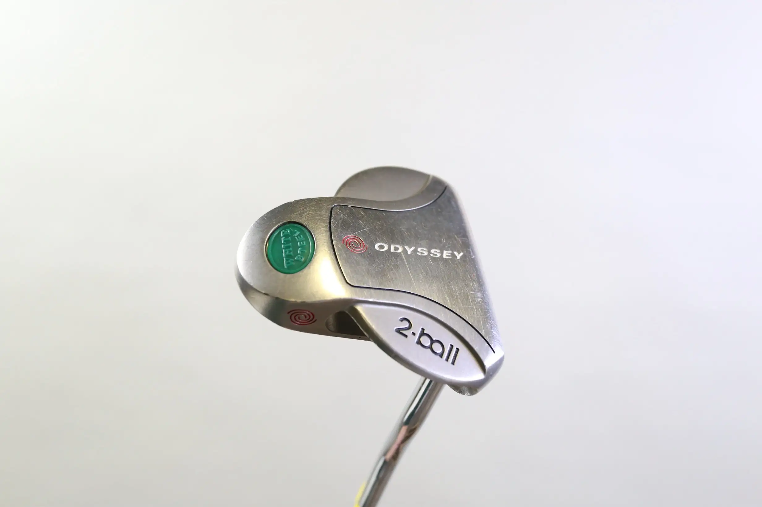 Odyssey White Steel 2-Ball Putter RH 35 In Steel Shaft Oncourse Grip Mallet 3 Odyssey White Steel 2-Ball Putter RH 35 In Steel Shaft Oncourse Grip Mallet
