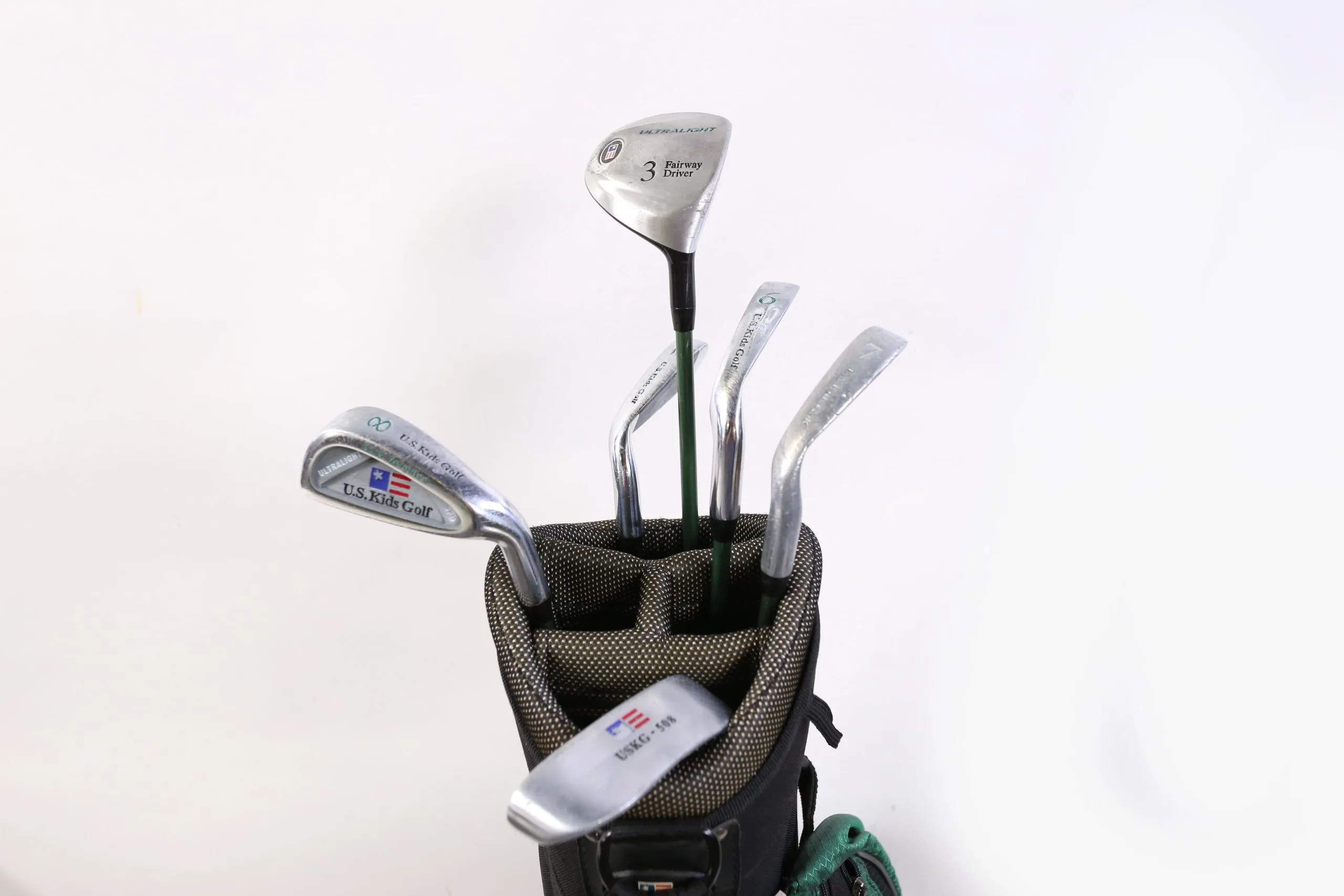 US Kids USKG 3W/D, 6-8, W, Putter RH Kids Club Set W/ Bag 9 US Kids USKG 3W/D, 6-8, W, Putter RH Kids Club Set W/ Bag - Image 7