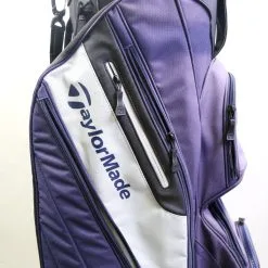 TaylorMade Blue/Gray Cart Golf Bag 14 Dividers 9 Pockets Raincover -GOLF BAGS Sales 448d0c8d a570 5ca6 a198 5b6fc34b81bc