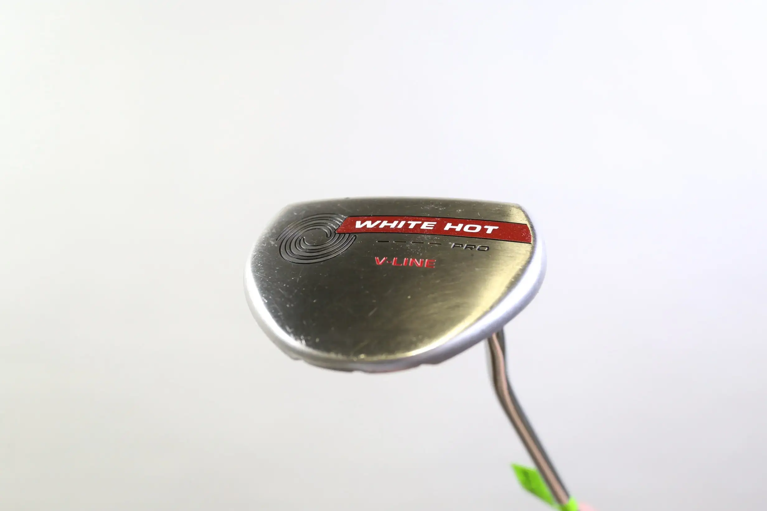 Odyssey White Hot Pro V-Line Putter RH 35 In Odyssey Steel Shaft New Grip 3 Odyssey White Hot Pro V-Line Putter RH 35 In Odyssey Steel Shaft New Grip