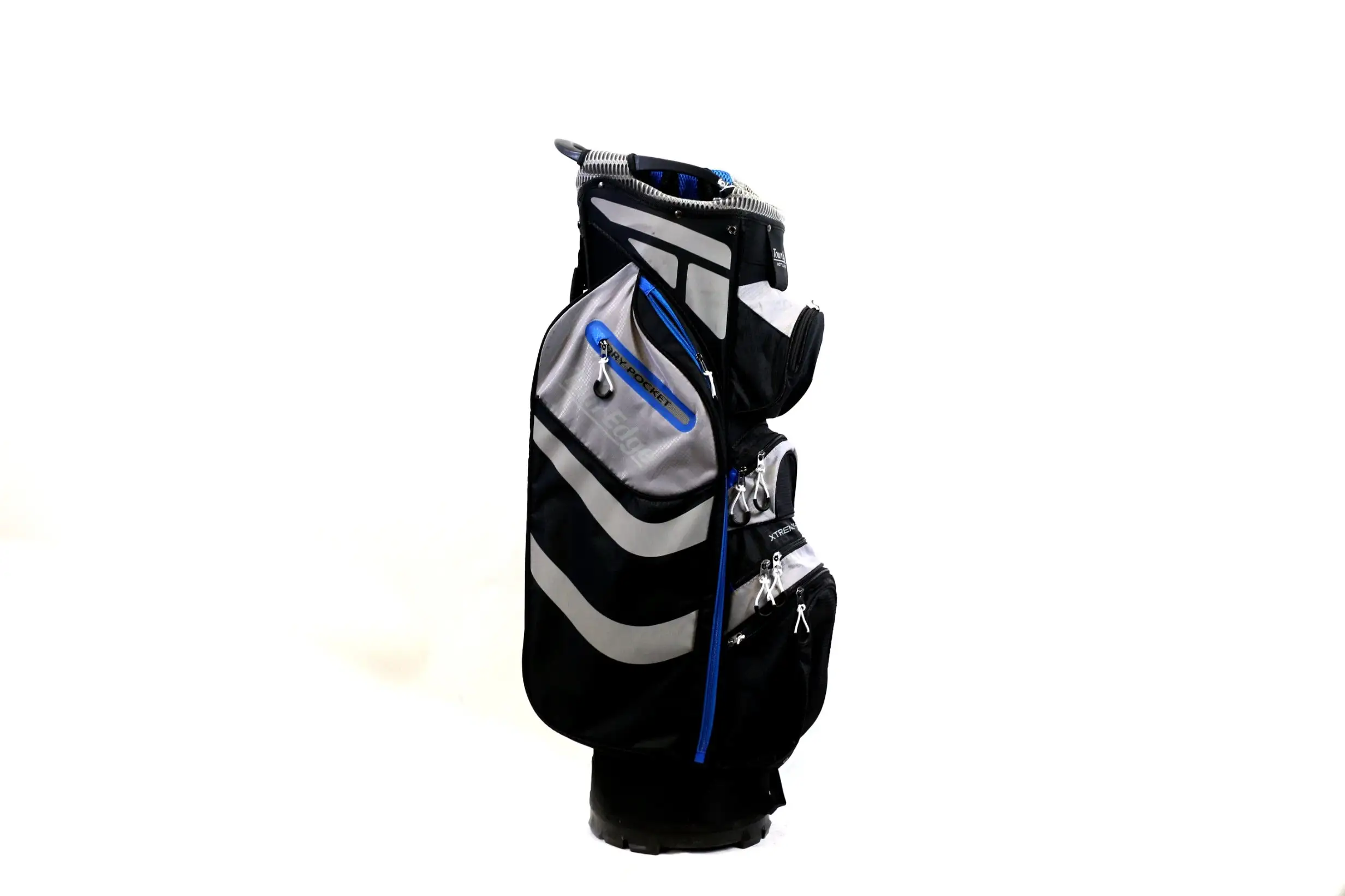 Tour Edge Hot Launch Gray/Black Cart Bag 14-Dividers 7-Pockets Shoulder Strap 4 Tour Edge Hot Launch Gray/Black Cart Bag 14-Dividers 7-Pockets Shoulder Strap - Image 2