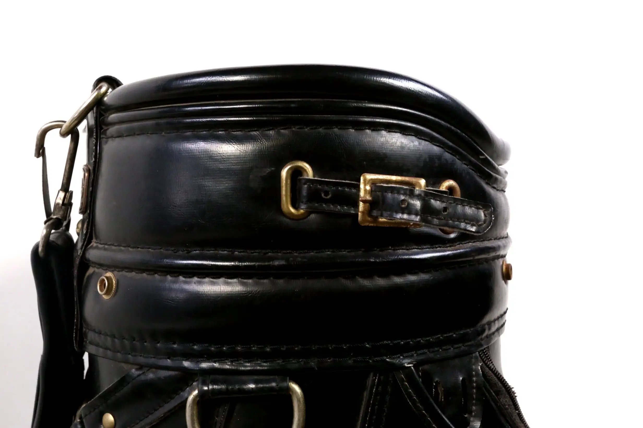 Callaway Black/White Staff Bag 6-Dividers 6-Pockets Shoulder Strap 8 Callaway Black/White Staff Bag 6-Dividers 6-Pockets Shoulder Strap - Image 6