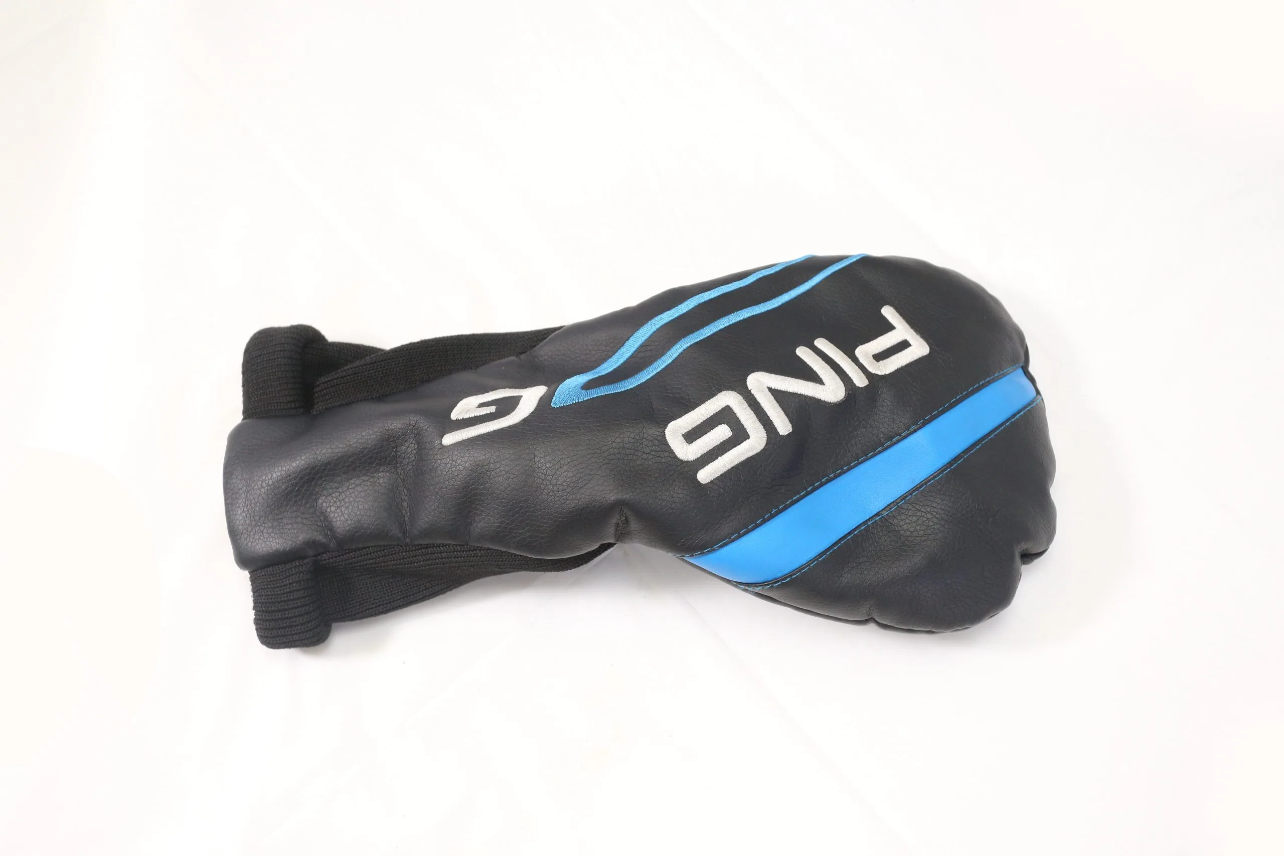 Ping G Driver Headcover Only Black Faux Leather Very Good Condition 4 Ping G Driver Headcover Only Black Faux Leather Very Good Condition - Image 2
