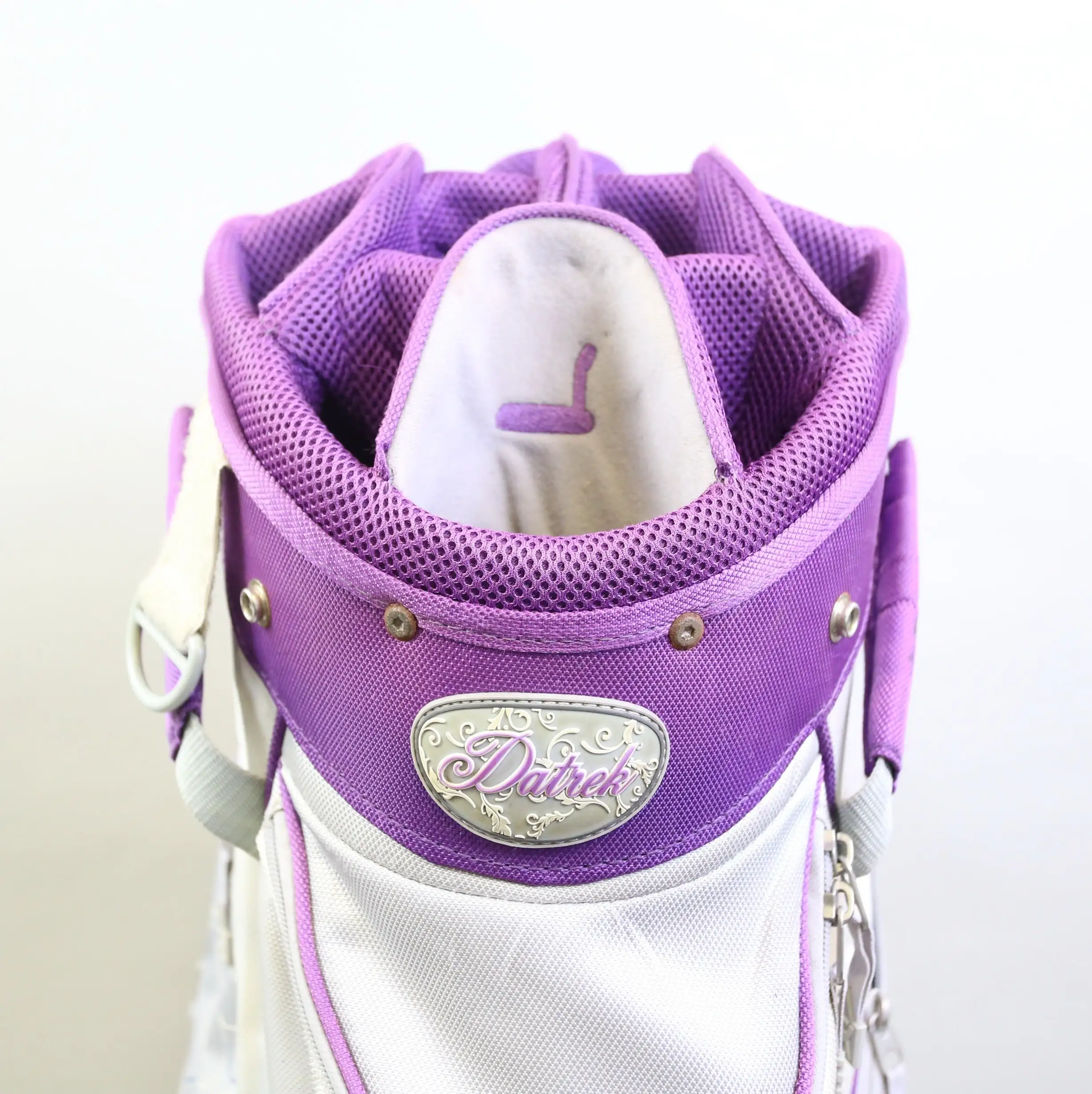 Datrek IDS 14 Dividers 6 Pockets Purple/Silver Ladies Cart Golf Bag 10 Datrek IDS 14 Dividers 6 Pockets Purple/Silver Ladies Cart Golf Bag - Image 8