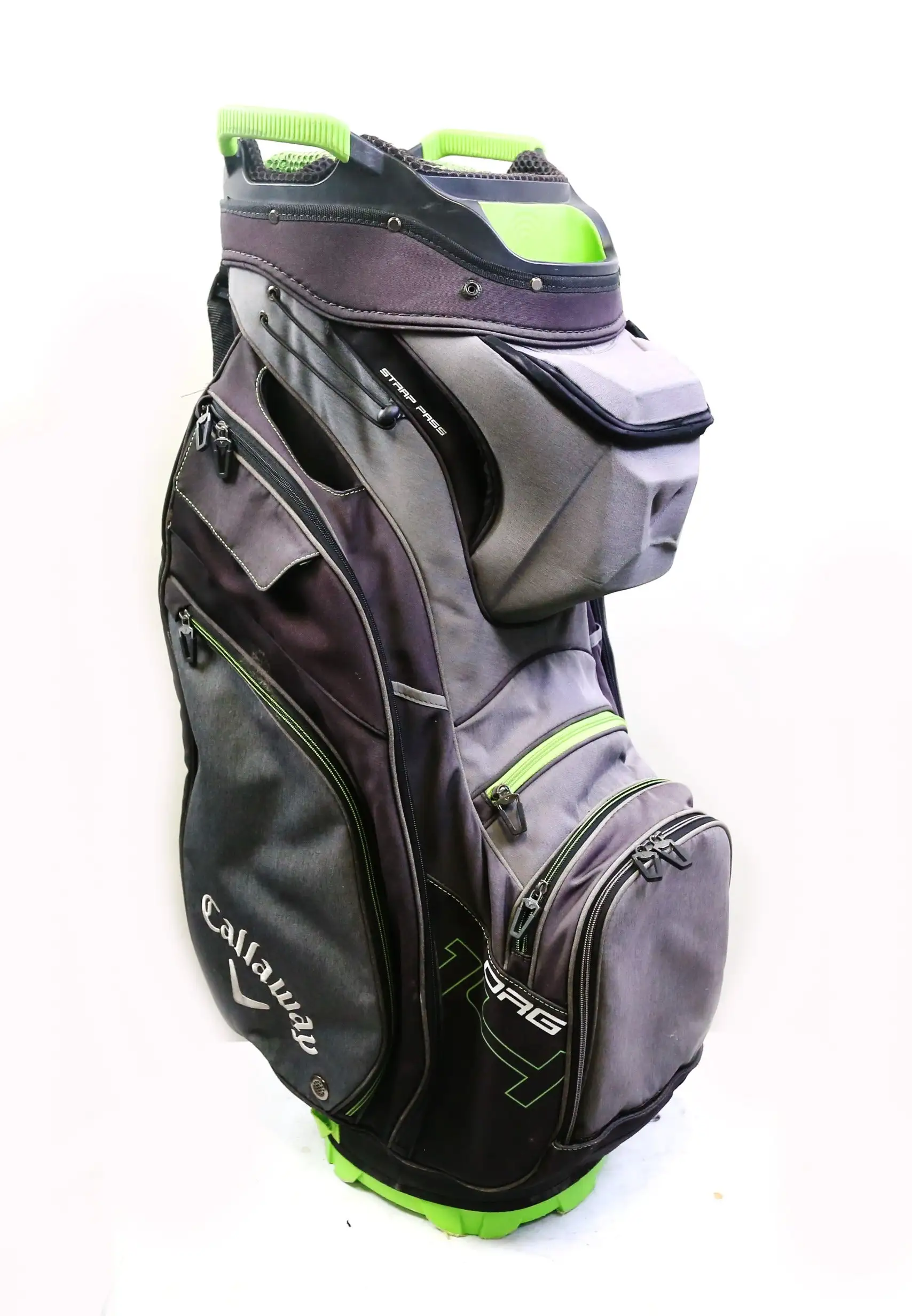 Callaway Org 14 Way 9 Pocket Green/Charcoal/Black Cart Bag 5 Callaway Org 14 Way 9 Pocket Green/Charcoal/Black Cart Bag - Image 3