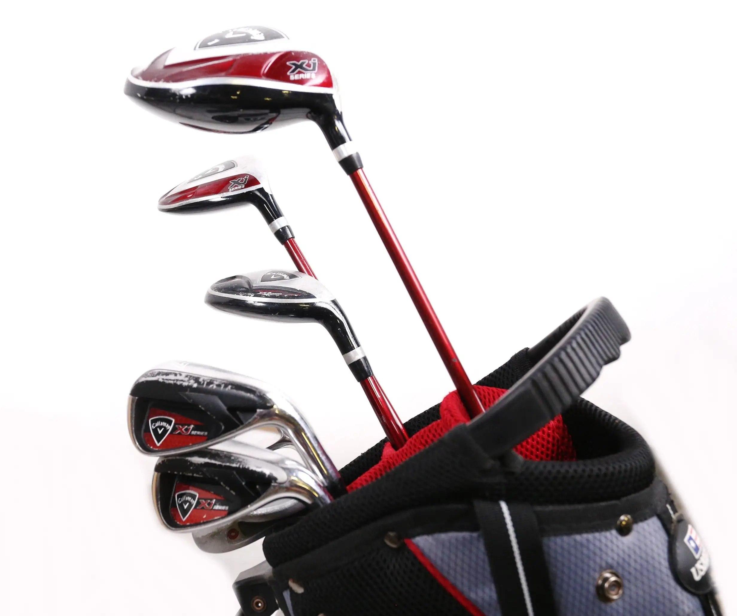 Callaway XJ 1W, 3W, 5H, 7, 9, SW, Putter RH Kids Set W/ Bag 60 In Height 4 Callaway XJ 1W, 3W, 5H, 7, 9, SW, Putter RH Kids Set W/ Bag 60 In Height - Image 2