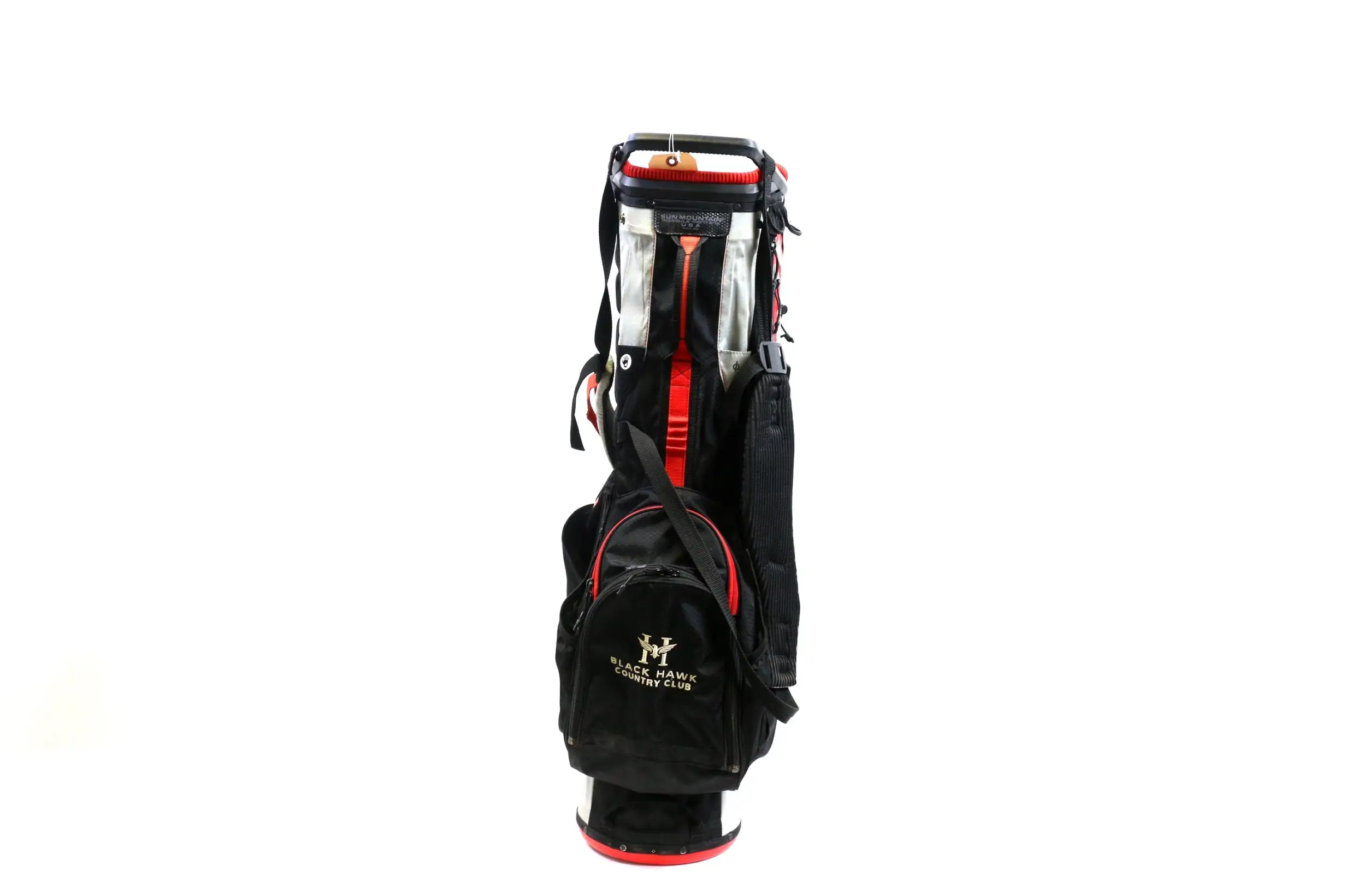 Sun Mountain Grey/Red/Black 4-Dividers 5-Pockets Stand Bag 3 Sun Mountain Grey/Red/Black 4-Dividers 5-Pockets Stand Bag