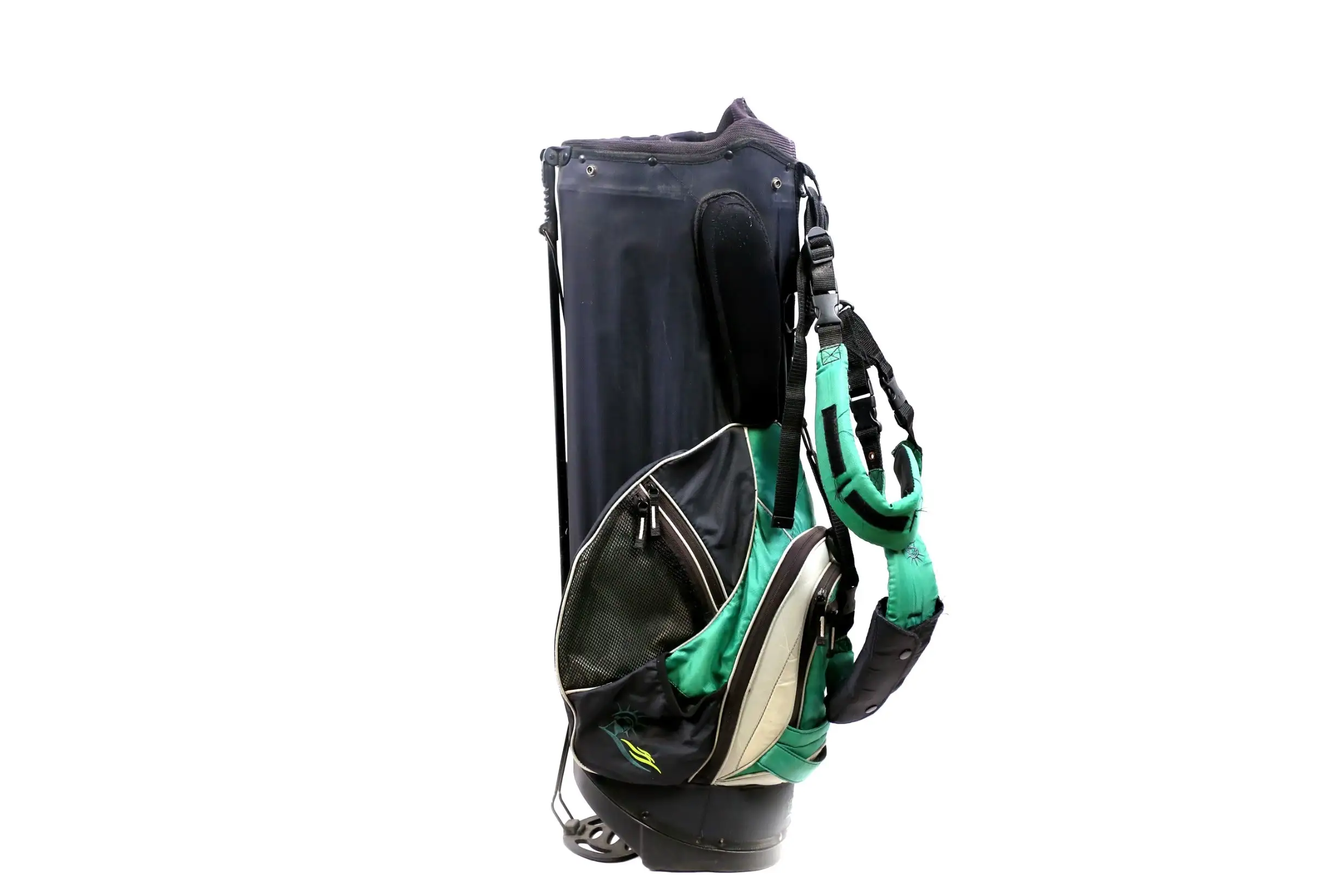 Club Glove Stand Golf Bag 7 Dividers 8 Pockets Shoulder Strap Green/Black 6 Club Glove Stand Golf Bag 7 Dividers 8 Pockets Shoulder Strap Green/Black - Image 4