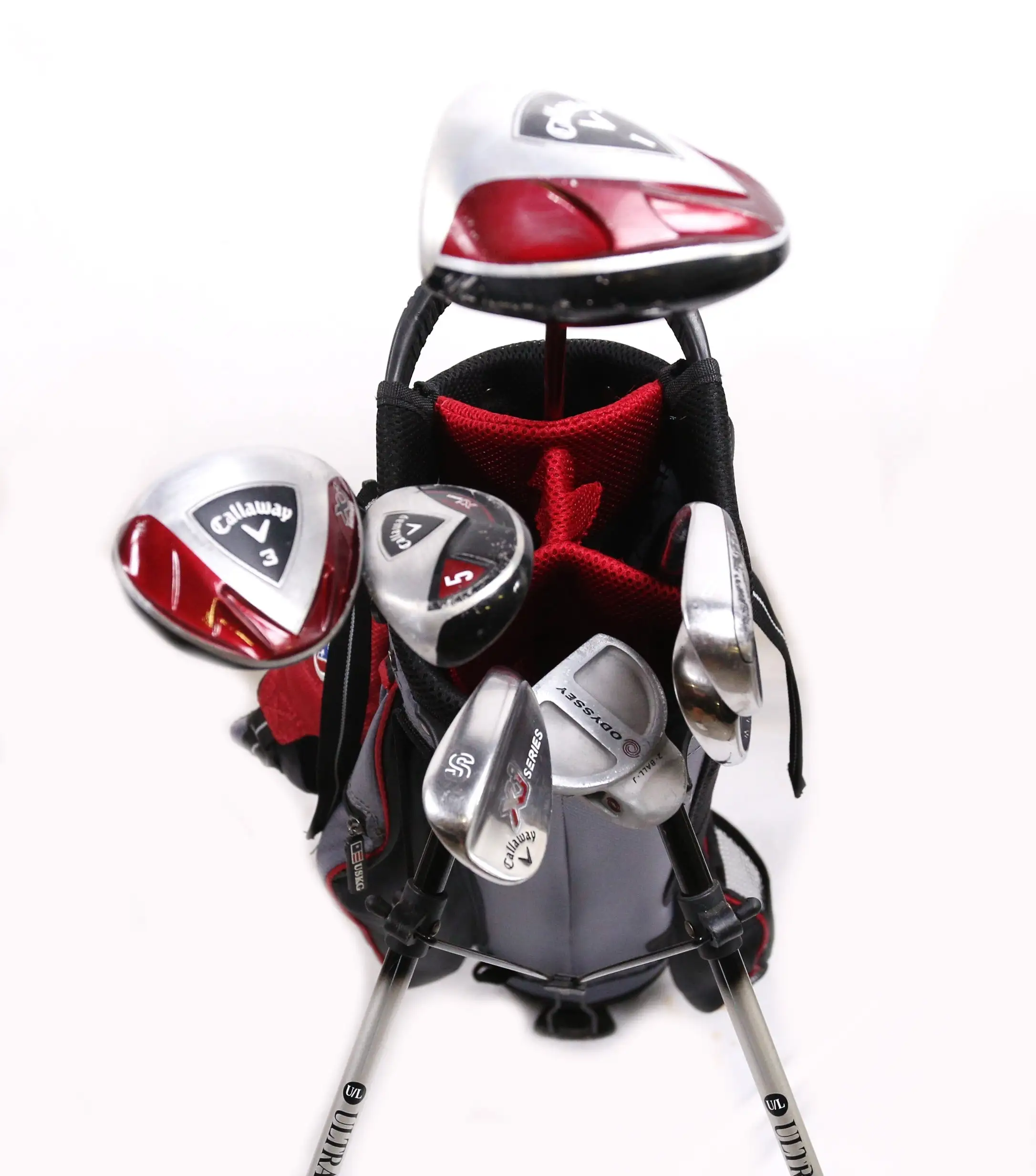 Callaway XJ 1W, 3W, 5H, 7, 9, SW, Putter RH Kids Set W/ Bag 60 In Height 7 Callaway XJ 1W, 3W, 5H, 7, 9, SW, Putter RH Kids Set W/ Bag 60 In Height - Image 5