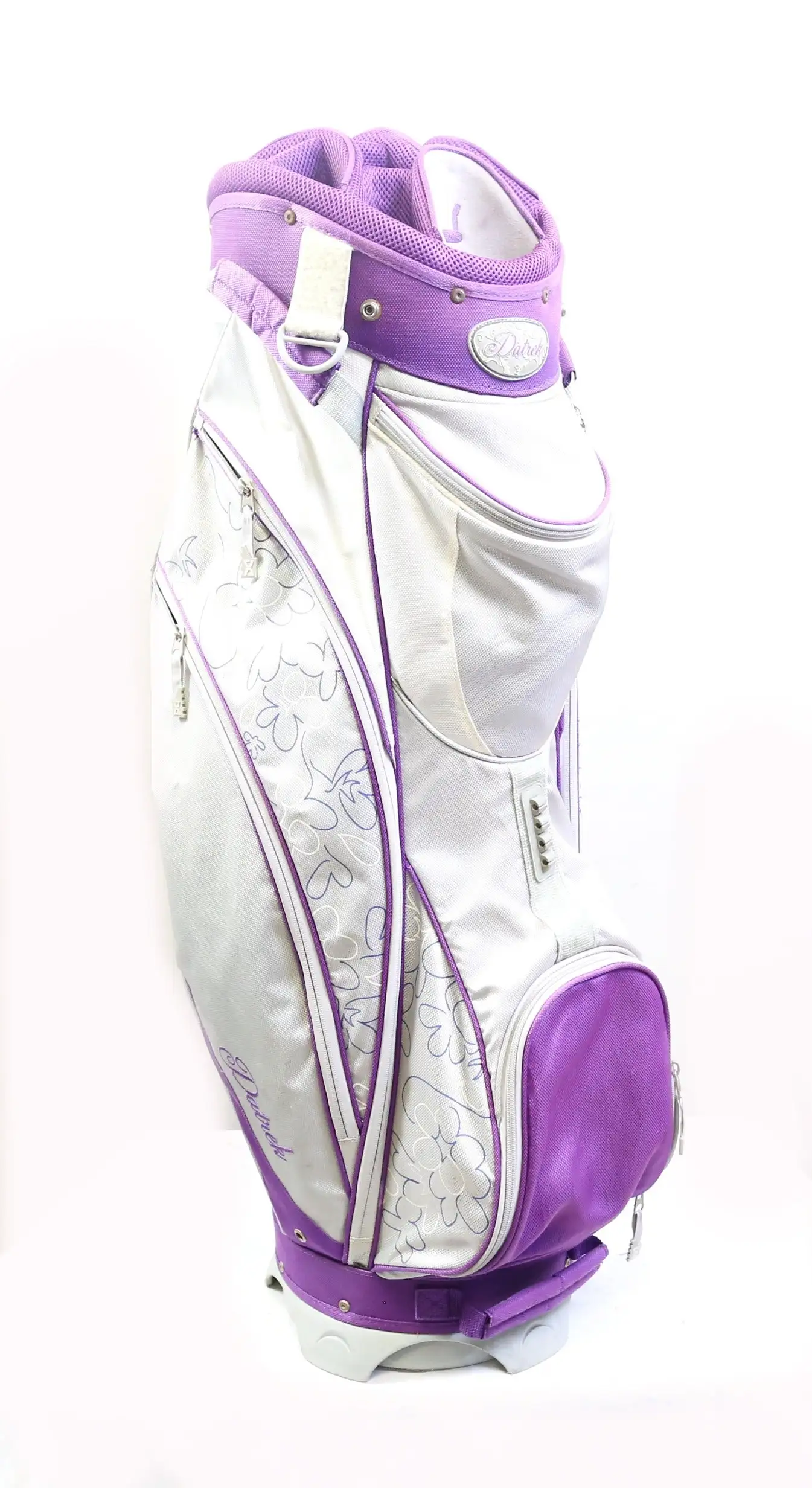 Datrek IDS 14 Dividers 6 Pockets Purple/Silver Ladies Cart Golf Bag 5 Datrek IDS 14 Dividers 6 Pockets Purple/Silver Ladies Cart Golf Bag - Image 3