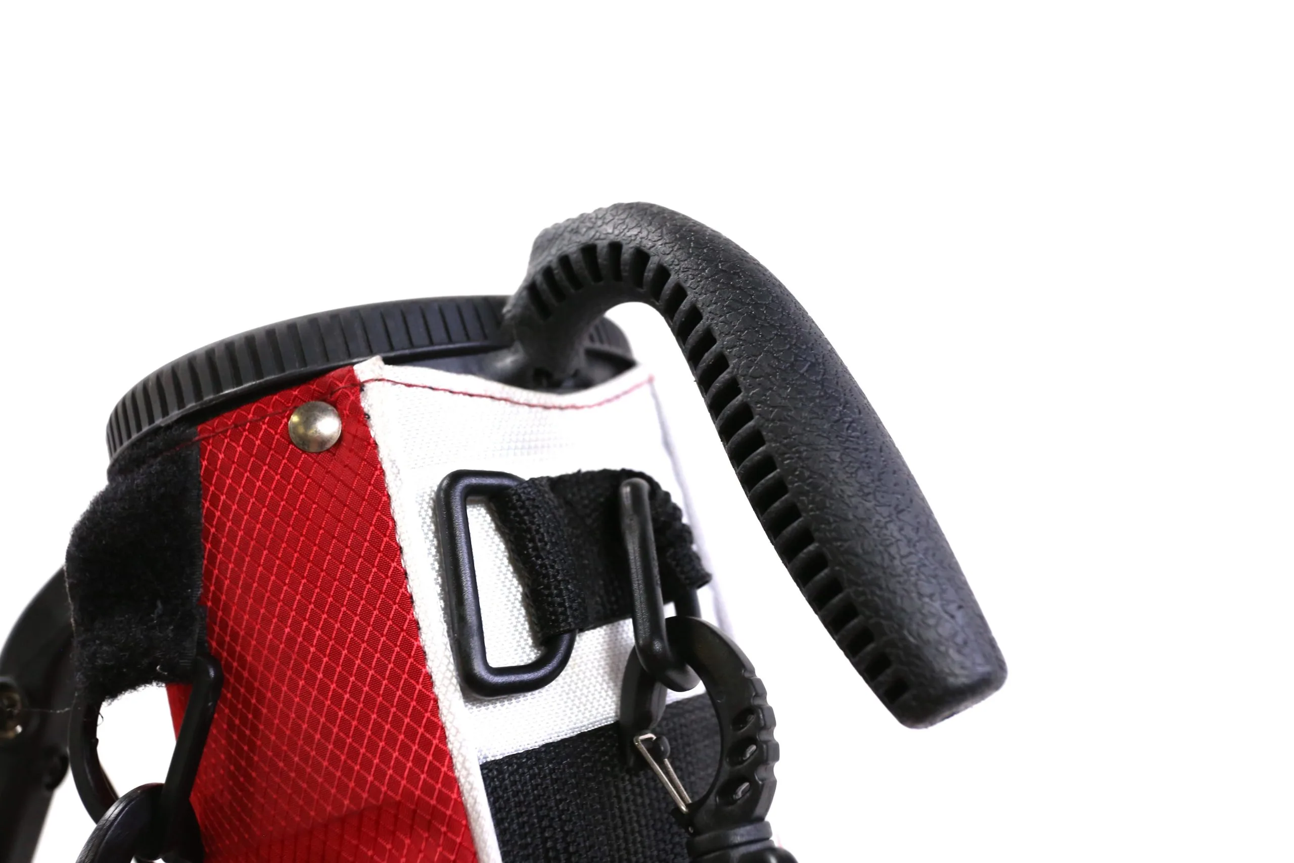 Sun Mountain Orlimar Red/White Pitch And Putt Lightweight Stand Bag 2-Dividers 1-Pocket 8 Sun Mountain Orlimar Red/White Pitch And Putt Lightweight Stand Bag 2-Dividers 1-Pocket - Image 6