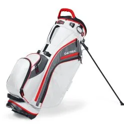 DaTrek Go Lite Hybrid Stand Bag -GOLF BAGS Sales 6537901 DG37806 Go Lite Hybrid White Red Charcoal R Web 1