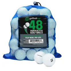 GolfBall Nut Used And Recycled For Bridgestone Tour BRX Near Mint - 4A Quality Golf Balls Mesh Bag Included