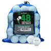 TopFlite White Bulk Mix Mint Used Recycled Golf Balls Mesh Bag Included -GOLF BAGS Sales 6604768 TopFlite Mix 48 White