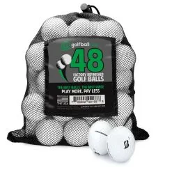 Bridgestone Tour BRXS Factory Refinished MInt Used Golf Balls With Mesh Bag