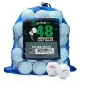 Titleist White Tru Feel Mint Used Recycled Golf Balls Mesh Bag Included -GOLF BAGS Sales 6604805 Titleist TruFeel 48 White