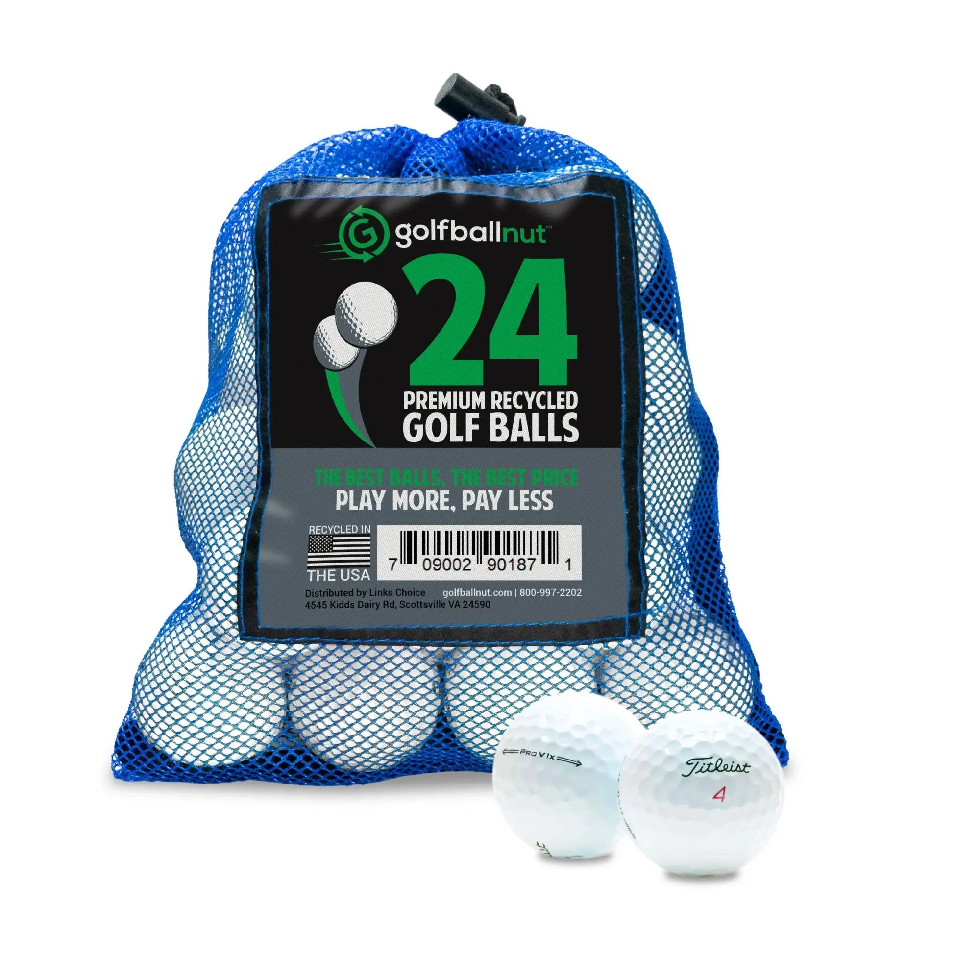 GolfBall Nut Used And Recycled For Titleist Pro V1x 2022 Near Mint - 4A Quality Golf Balls Mesh Bag Included 5 GolfBall Nut Used And Recycled For Titleist Pro V1x 2022 Near Mint - 4A Quality Golf Balls Mesh Bag Included - Image 3
