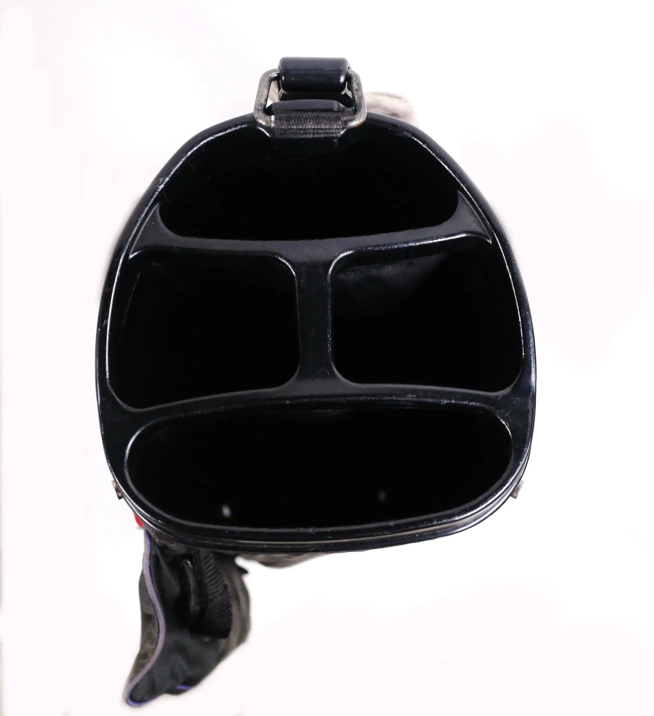 TaylorMade Carry Golf Bag 4 Dividers 4 Pockets Shoulder Strap Black/Red/Blue 10 TaylorMade Carry Golf Bag 4 Dividers 4 Pockets Shoulder Strap Black/Red/Blue - Image 8