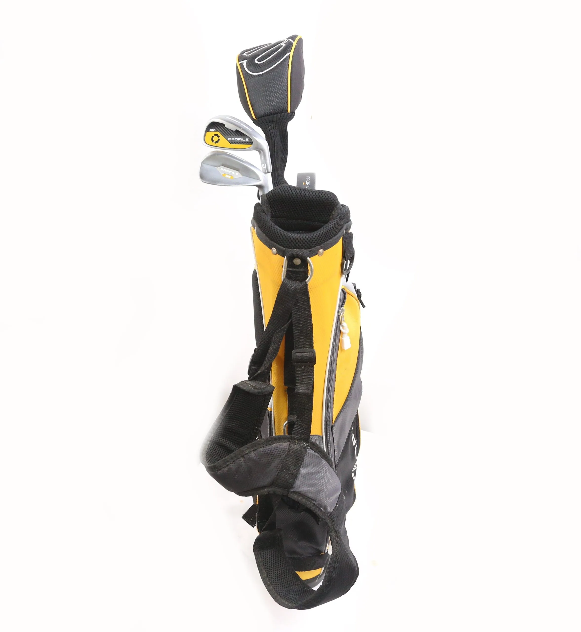Wilson Profile JGI Driver, Short Iron, Wedge, Putter RH Kids Club Set Stand Bag 4 Wilson Profile JGI Driver, Short Iron, Wedge, Putter RH Kids Club Set Stand Bag - Image 2