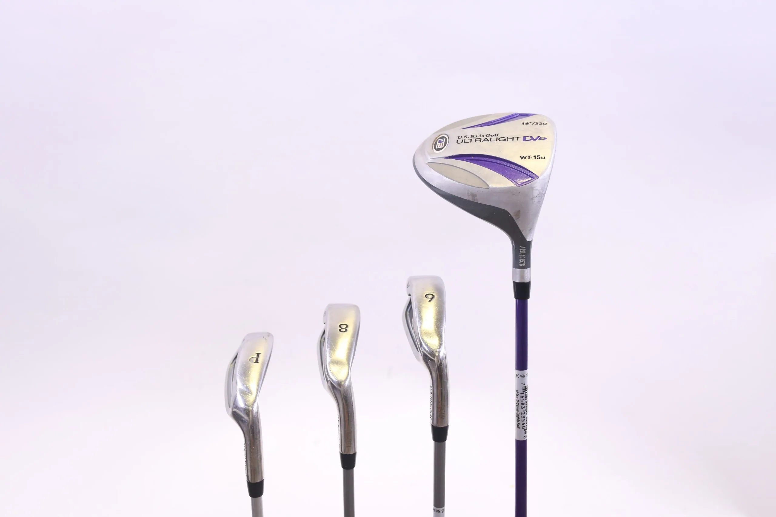 US Kids USKG Ultralight WT-15 Driver, 6, 8, PW Kids Set RH USKG Graphite Shafts Youth 6 US Kids USKG Ultralight WT-15 Driver, 6, 8, PW Kids Set RH USKG Graphite Shafts Youth - Image 4