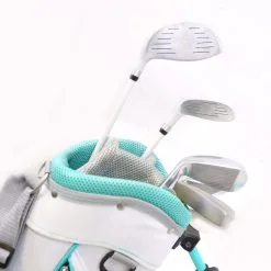 Top Flite Kids Teal/White Driver, Hybrid, 7, SW, Putter RH W/ Stand Golf Bag -GOLF BAGS Sales 6ab45875 b3db 5963 8954 3db9523bb175 scaled