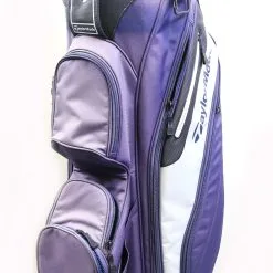 TaylorMade Blue/Gray Cart Golf Bag 14 Dividers 9 Pockets Raincover
