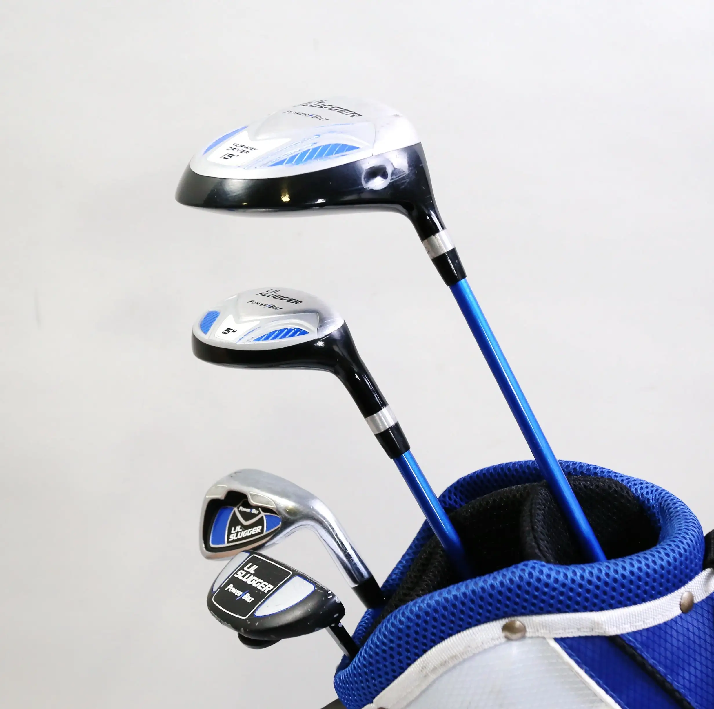 Powerbilt Lil' Slugger 1W, 5H, PW, Putter Kids Set RH 46 In Height Youth Flex 5 Powerbilt Lil' Slugger 1W, 5H, PW, Putter Kids Set RH 46 In Height Youth Flex - Image 3